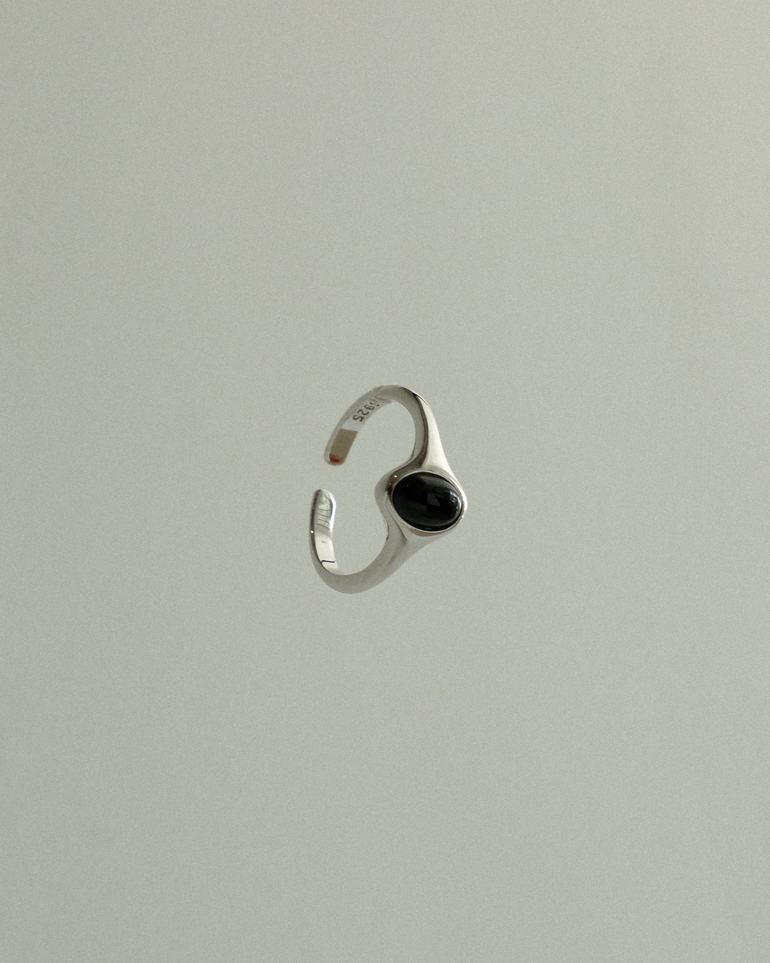 Baye Black Onyx Signet Ring
