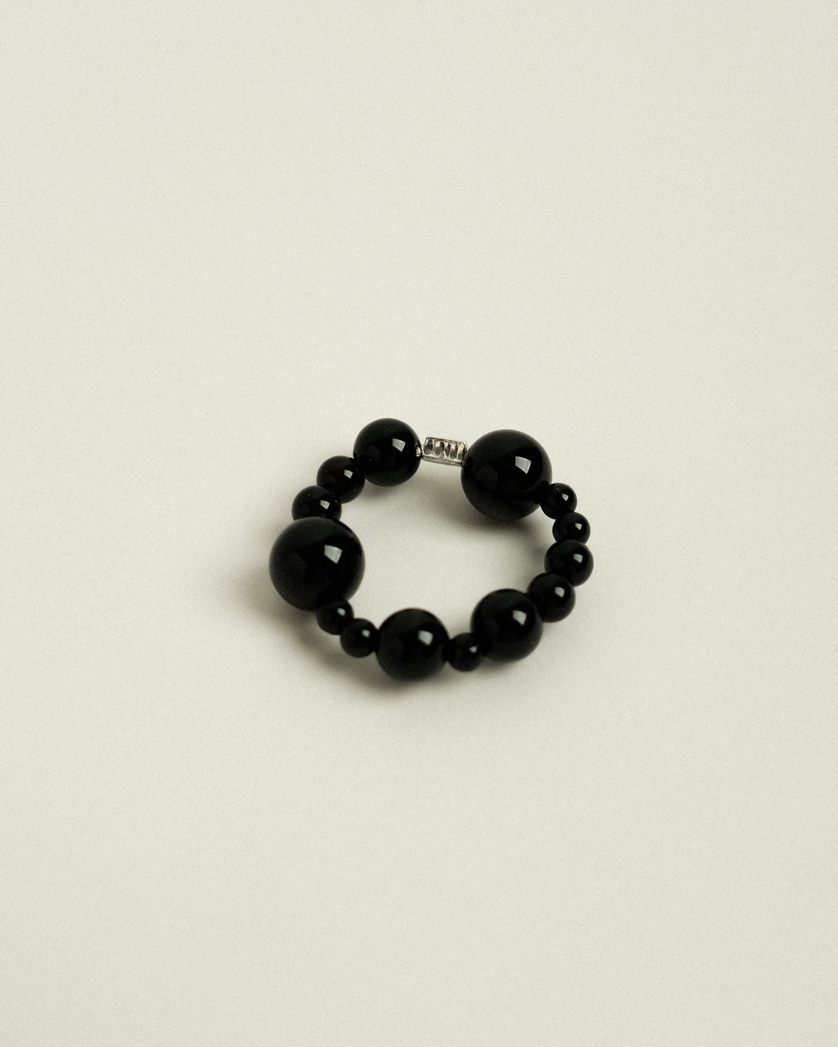 The Entertainer Ring in Black