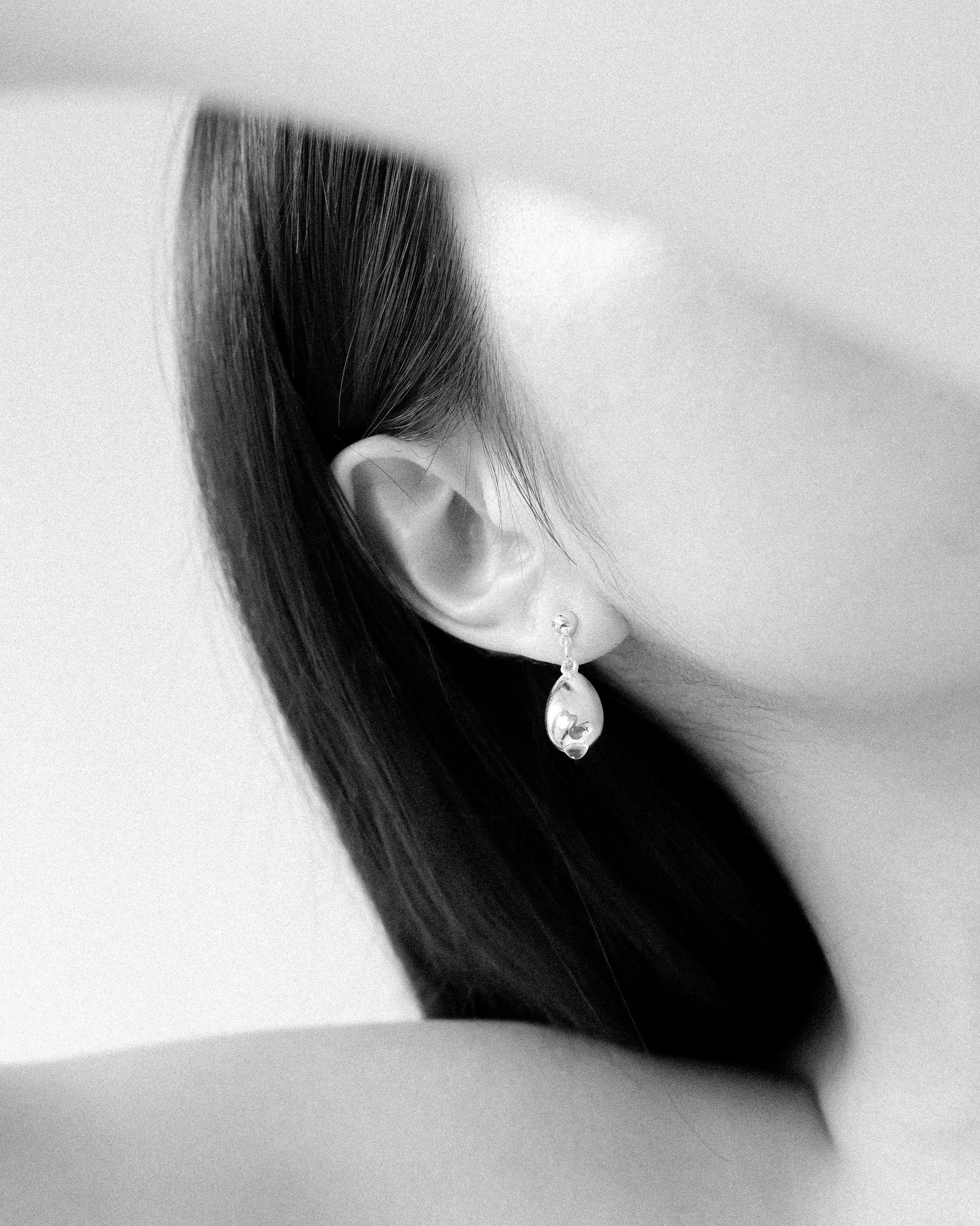 Odeletta Droplet Dangle Stud Earrings