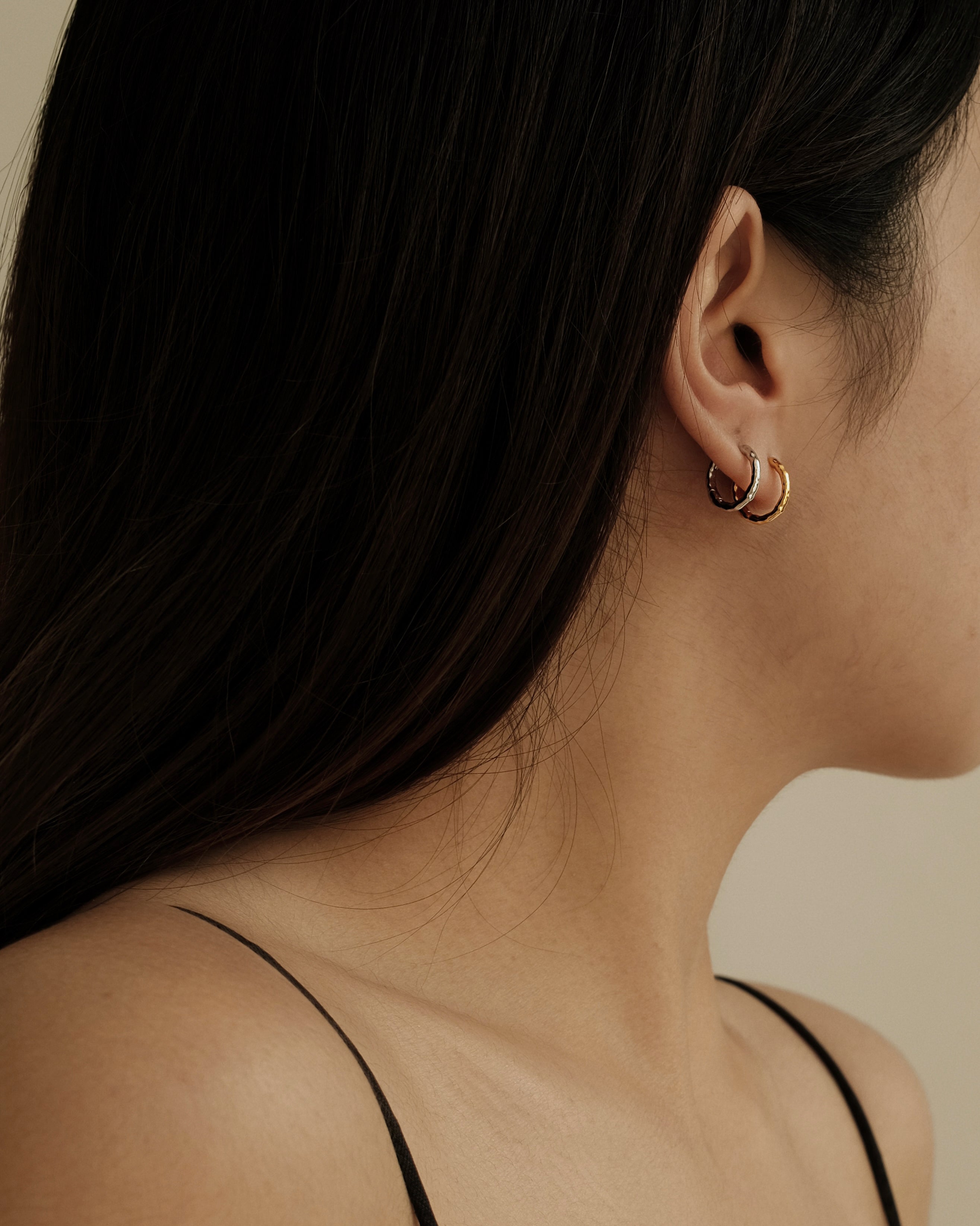 Deor Bamboo Hoop Earrings