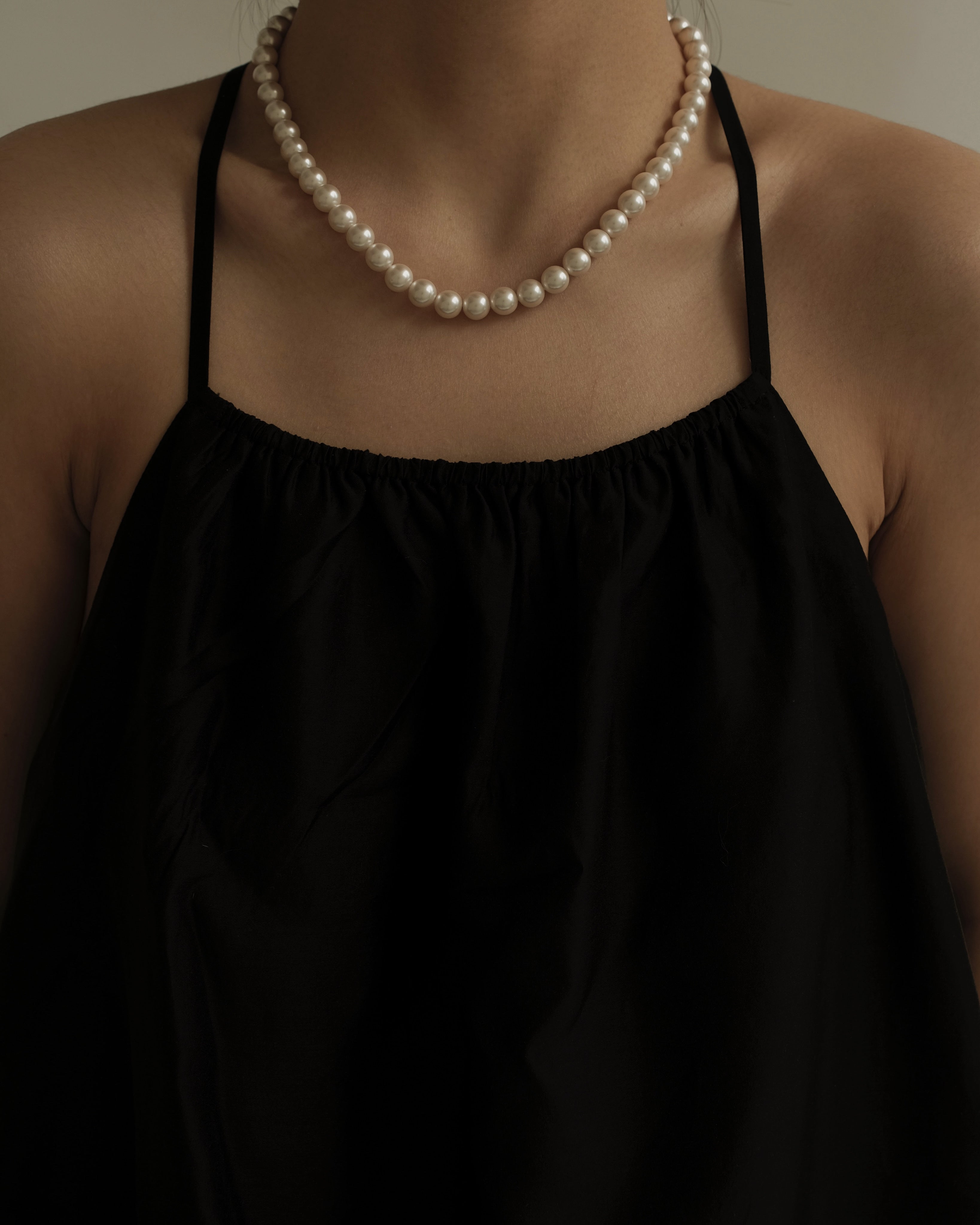 Ayaka Crystal Pearl Necklace