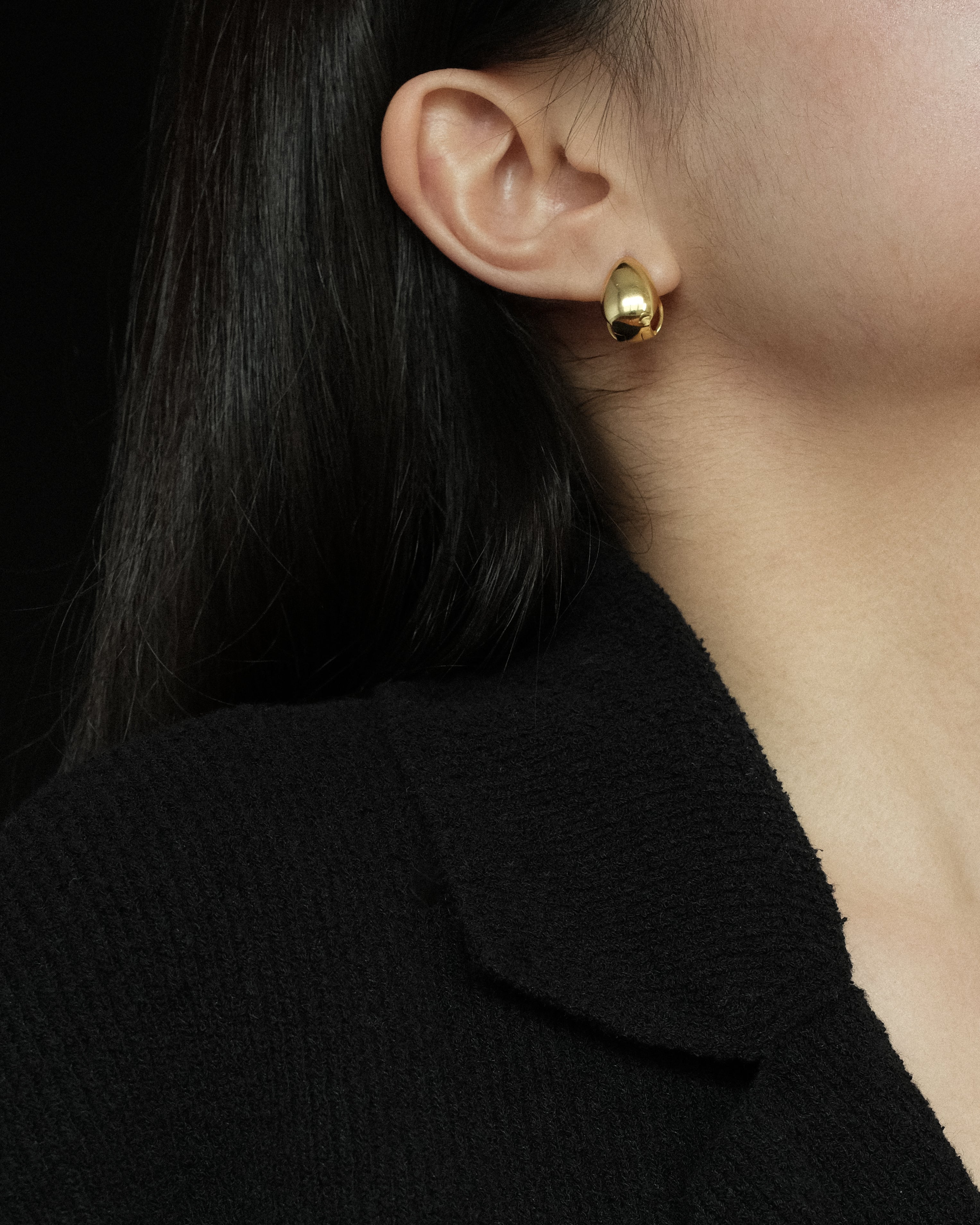 Sadie Teardrop Lock Earrings