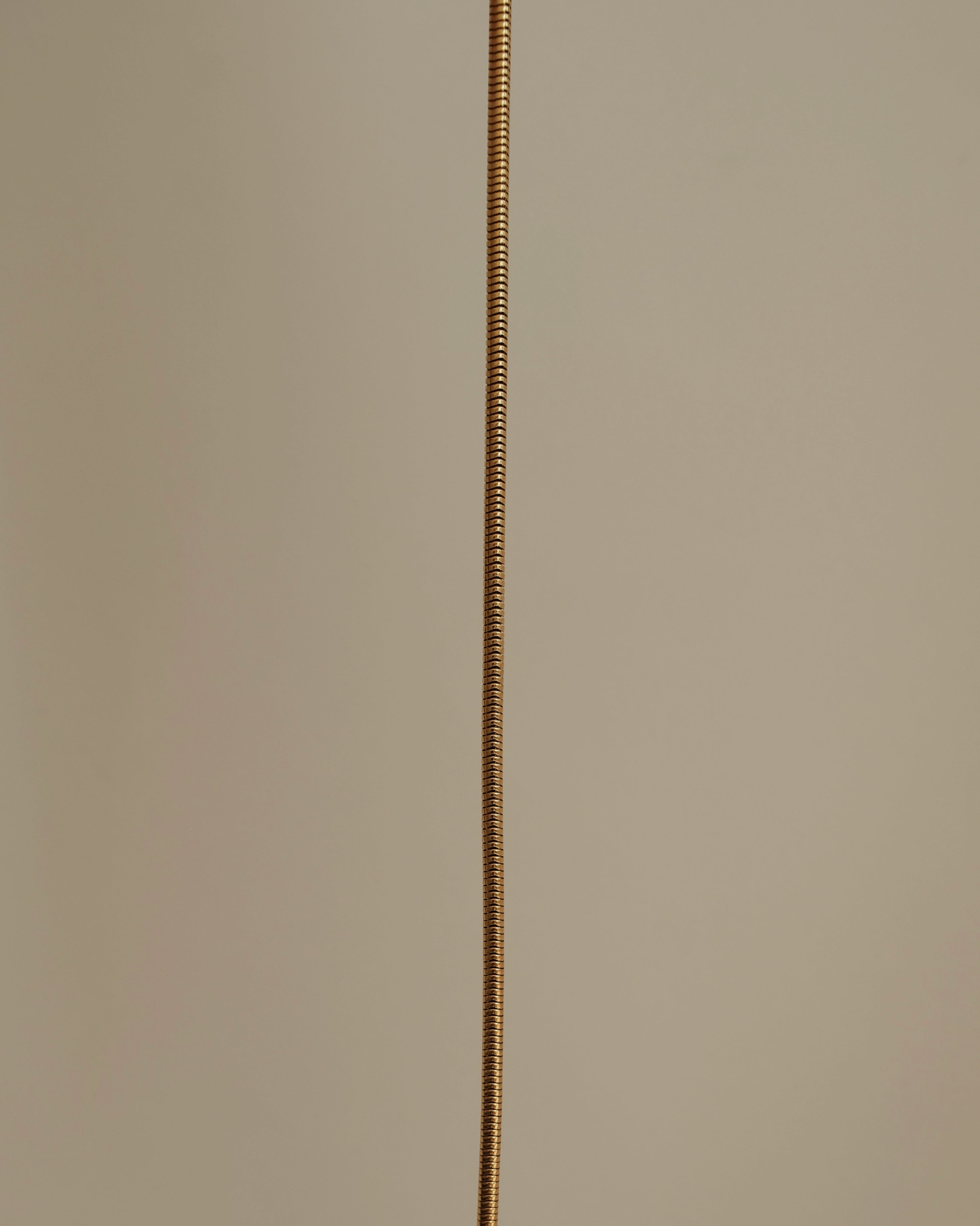 Maely Round Herringbone Snake Chain Necklace