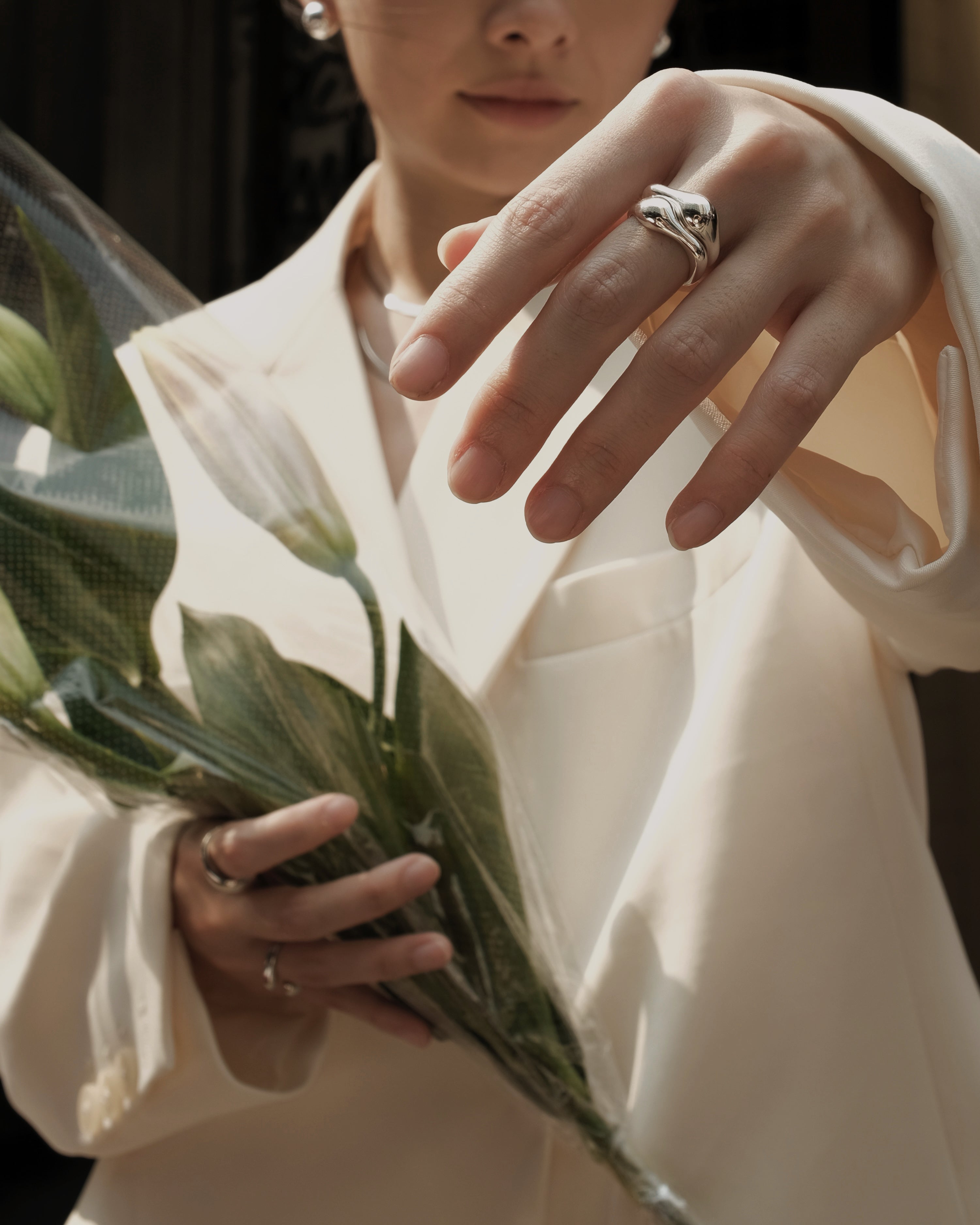 Udele Molten Stacking Ring