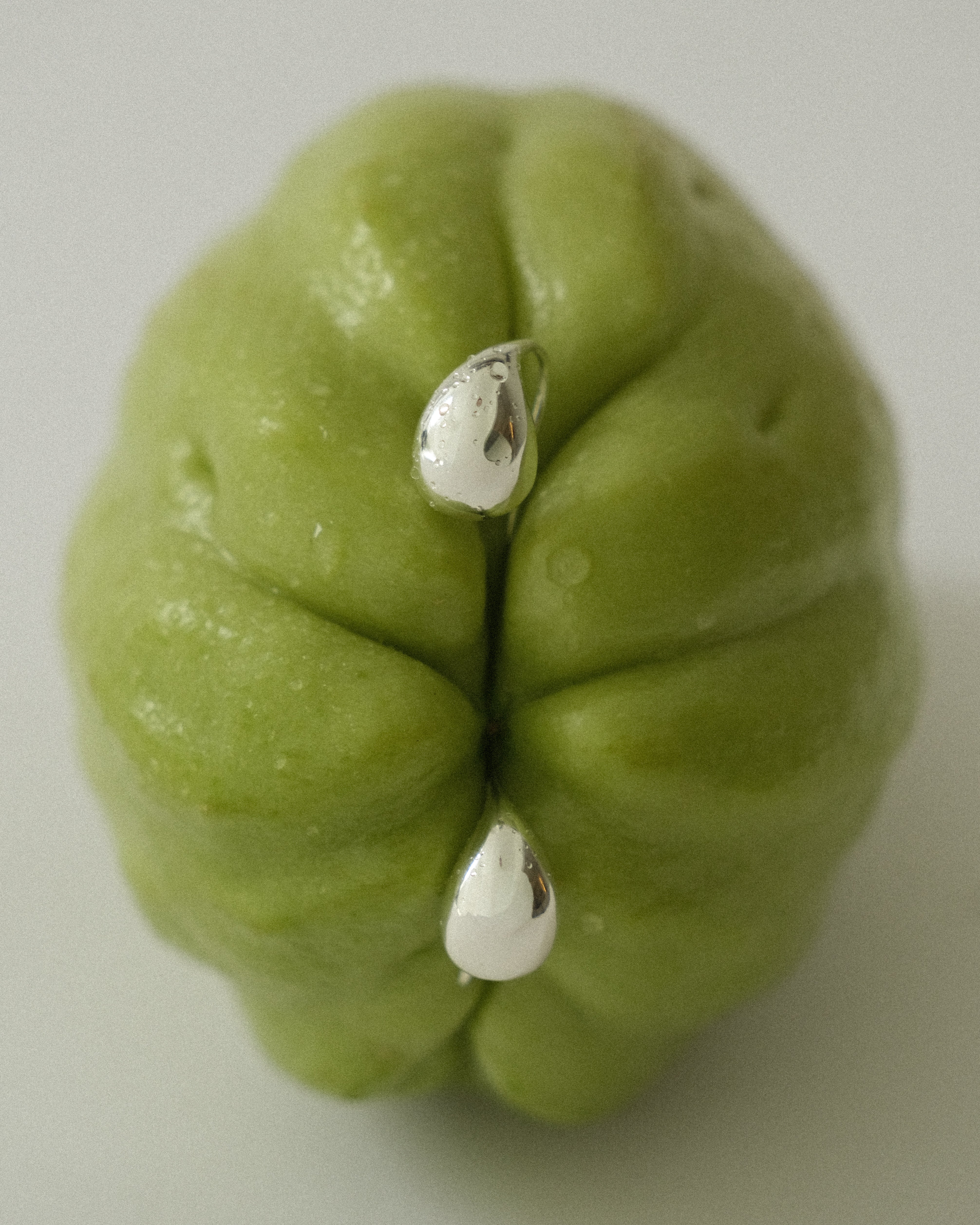 Tosia Dewdrop Dangle Hoop Earrings