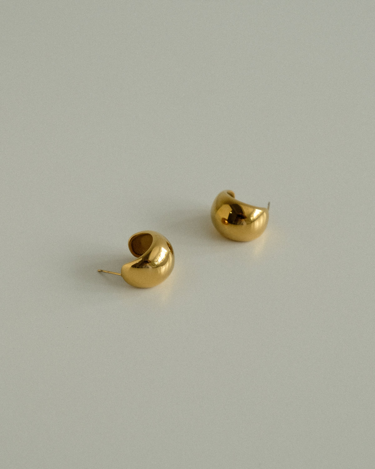Mini Ortega Bold Dome Stud Earrings