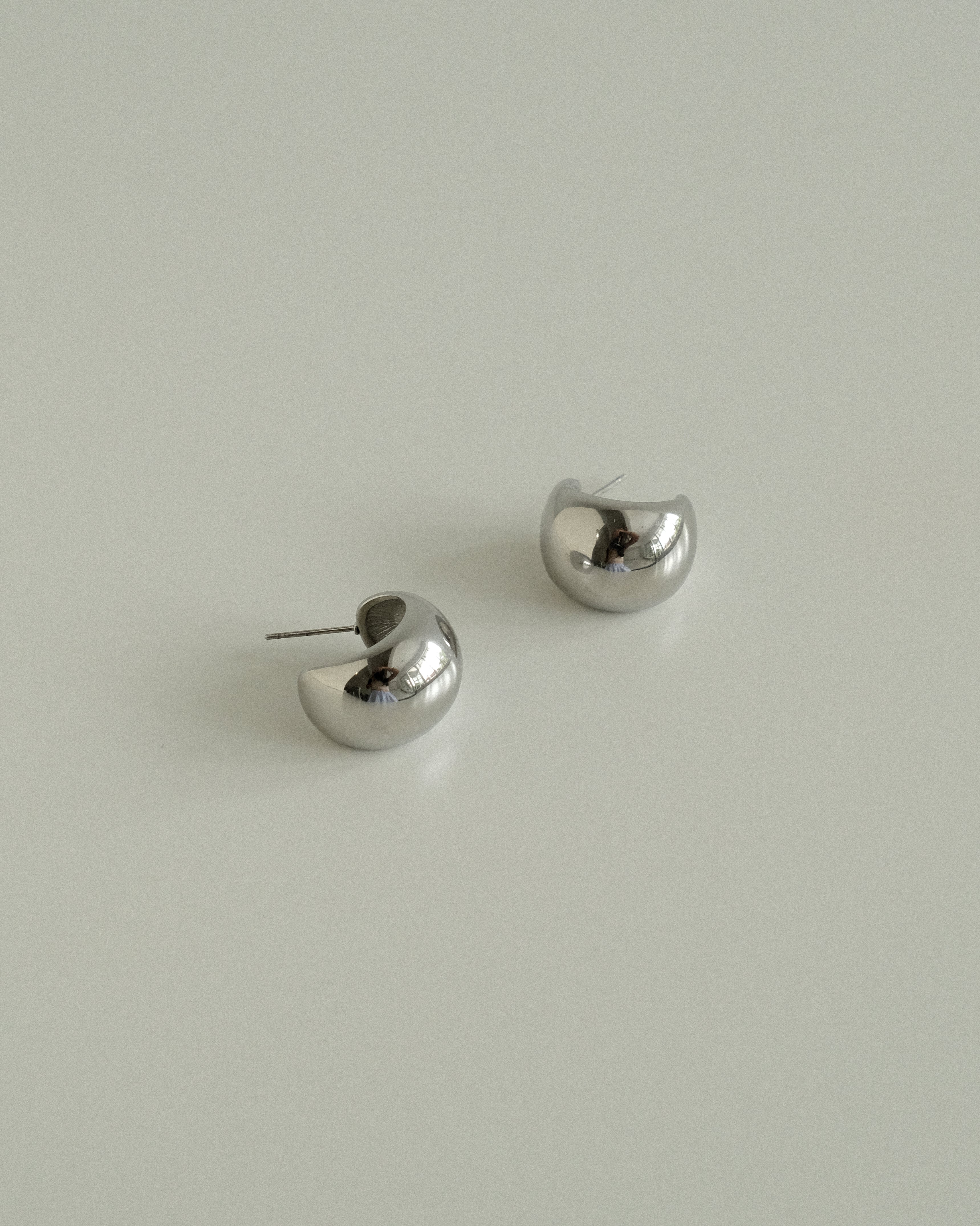 Mini Ortega Bold Dome Stud Earrings
