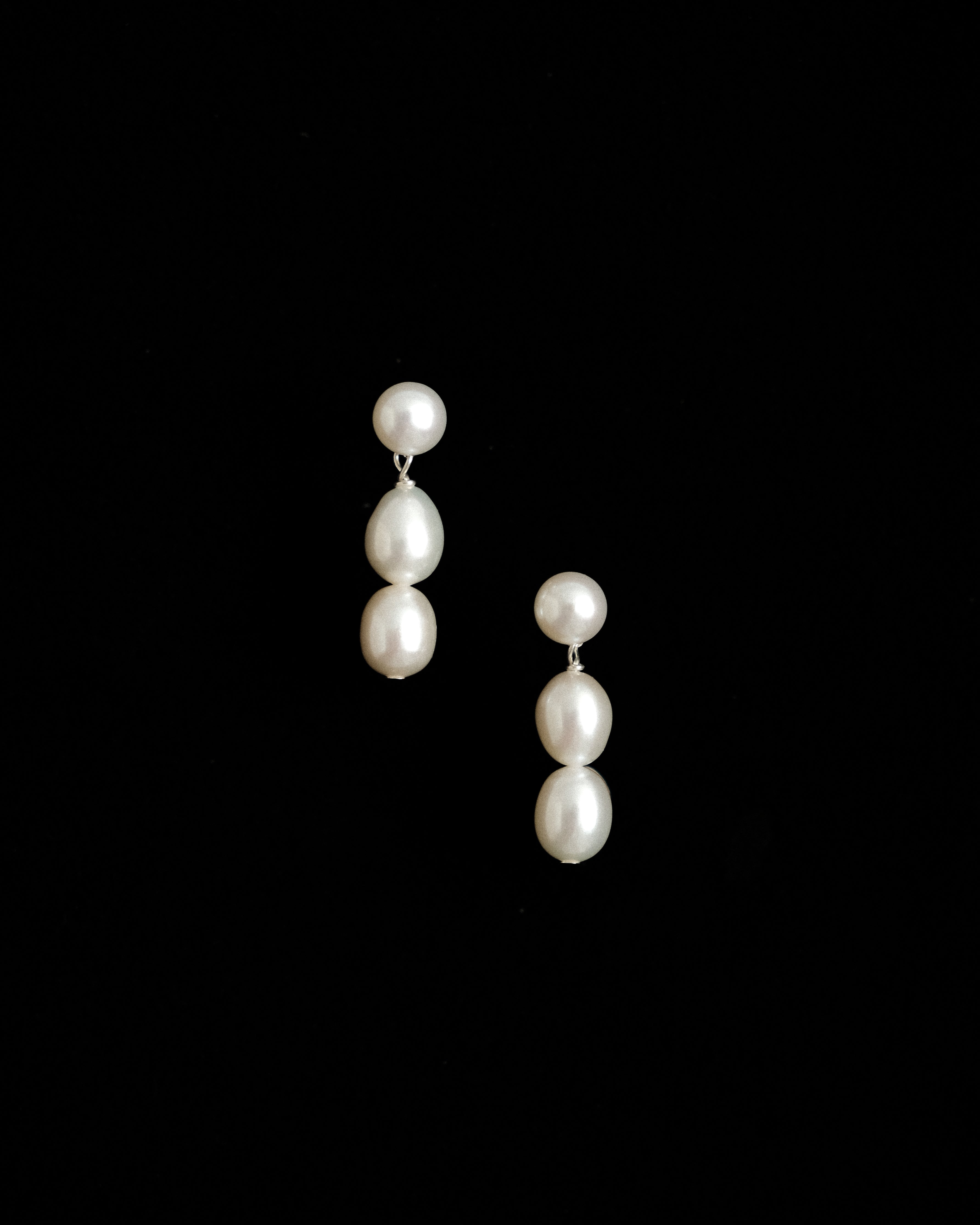 Liora Fresh Water Pearl Dangle Stud Earrings