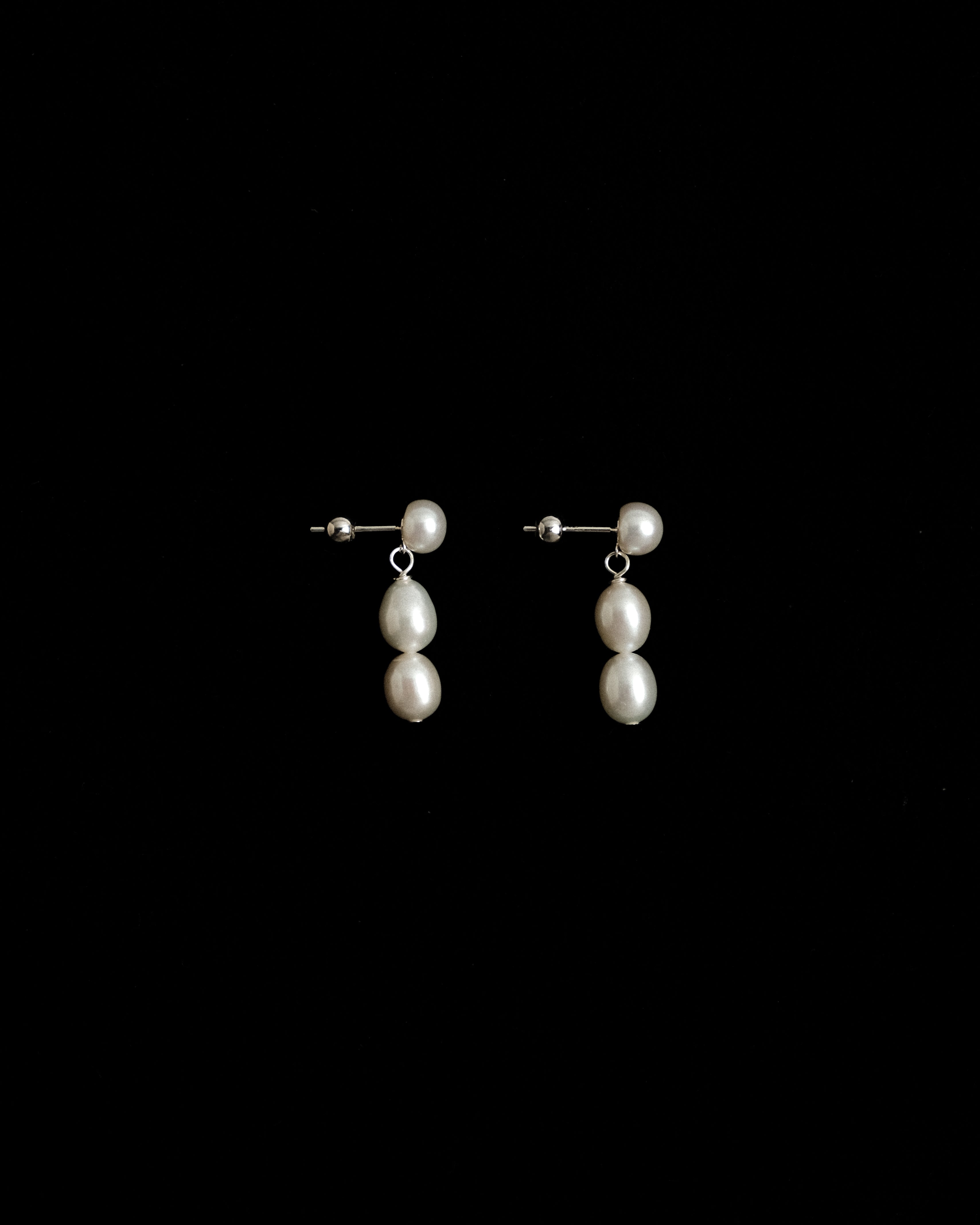 Liora Fresh Water Pearl Dangle Stud Earrings