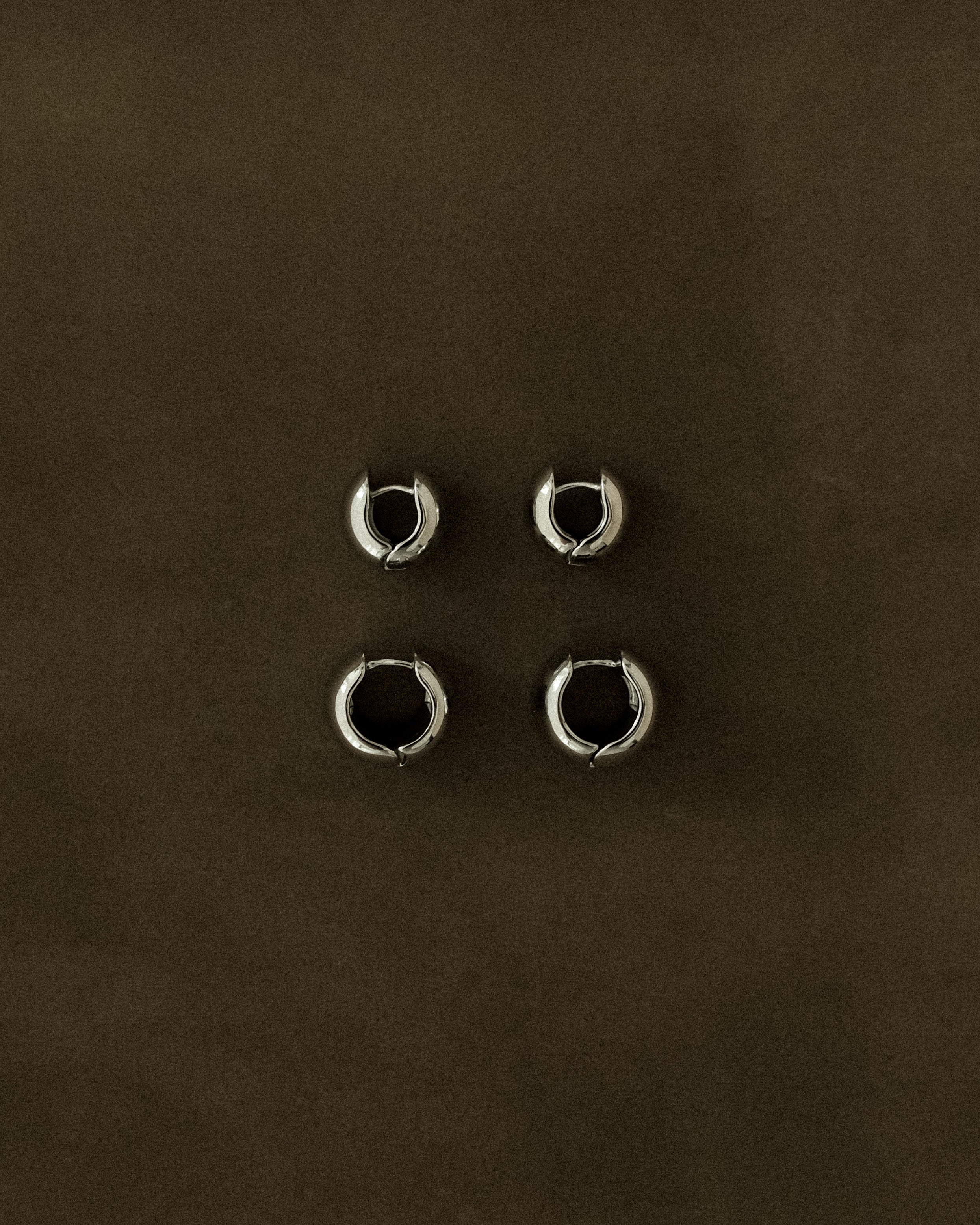 Bold Emora Cigar Hoop Earrings