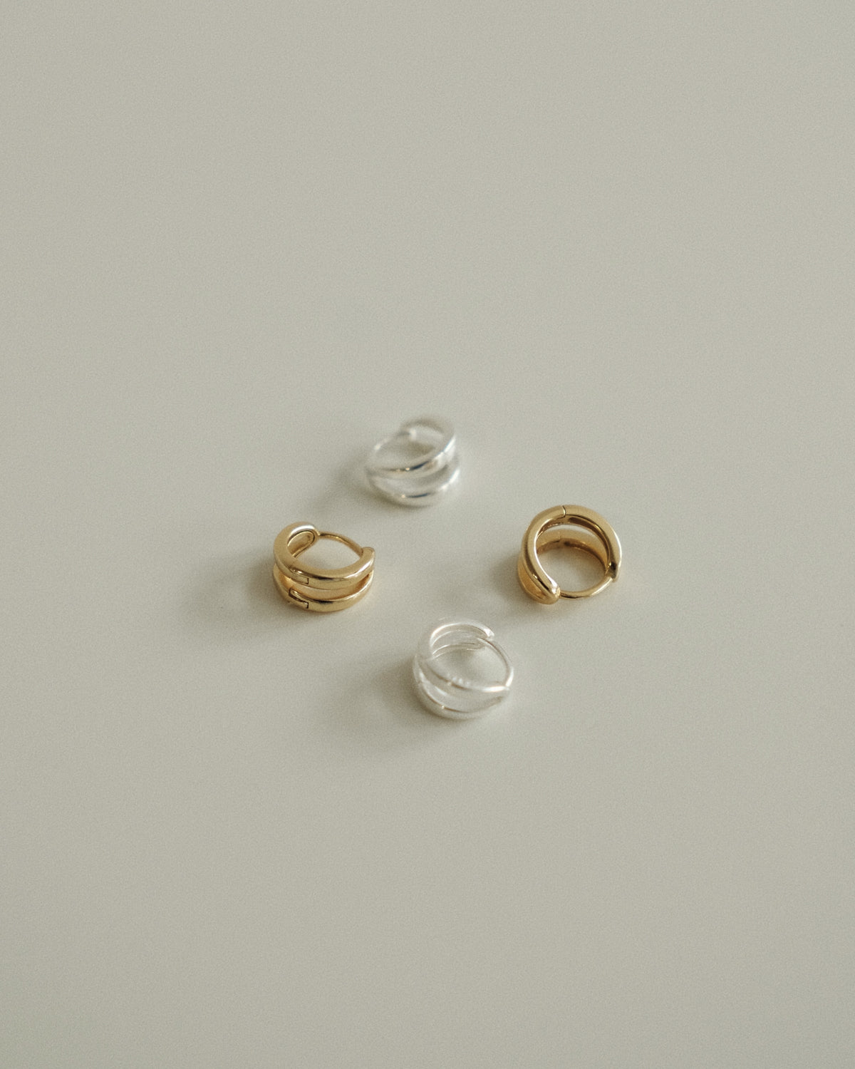 Ciel Mini Hoop Huggie Earrings