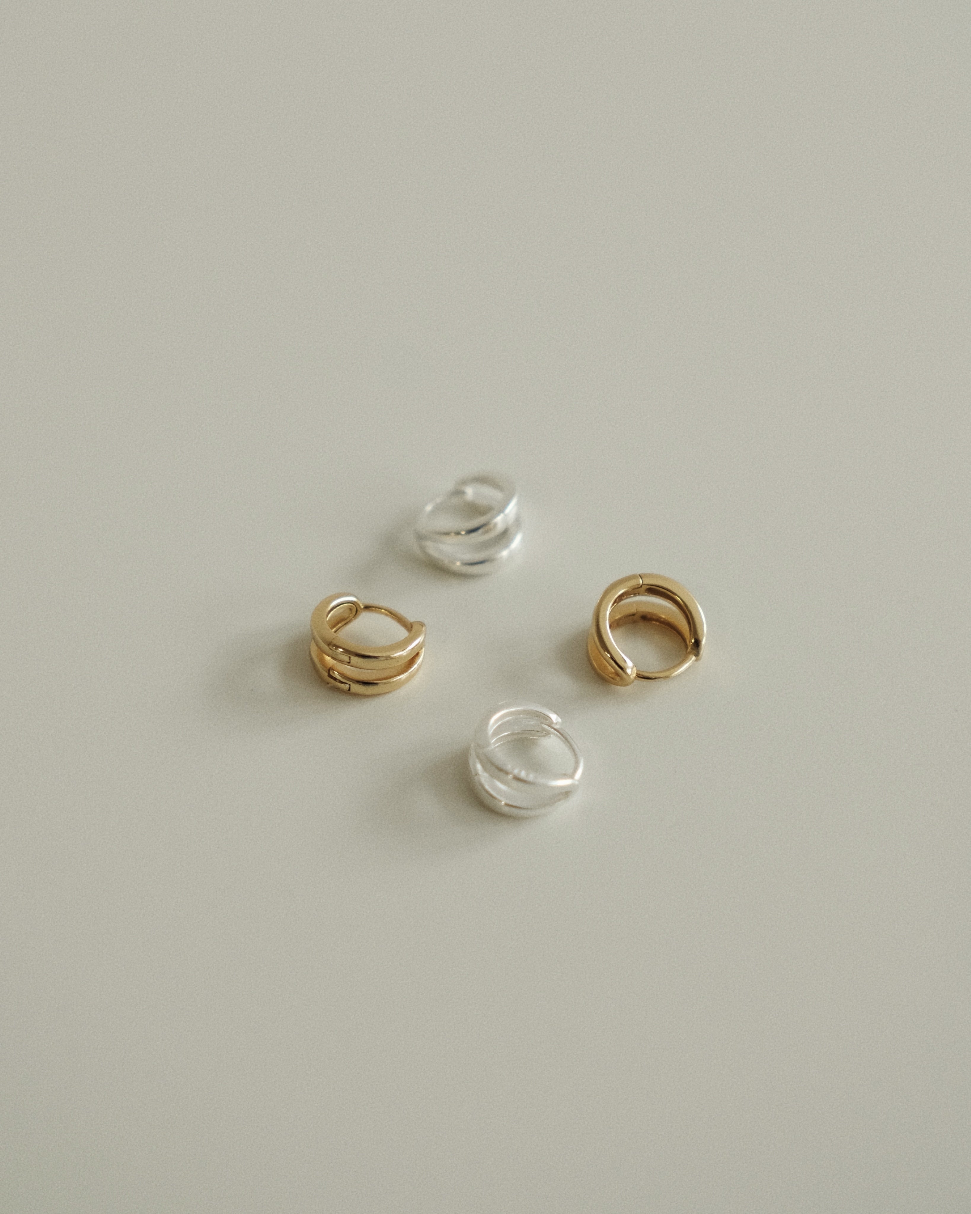 Ciel Mini Hoop Huggie Earrings