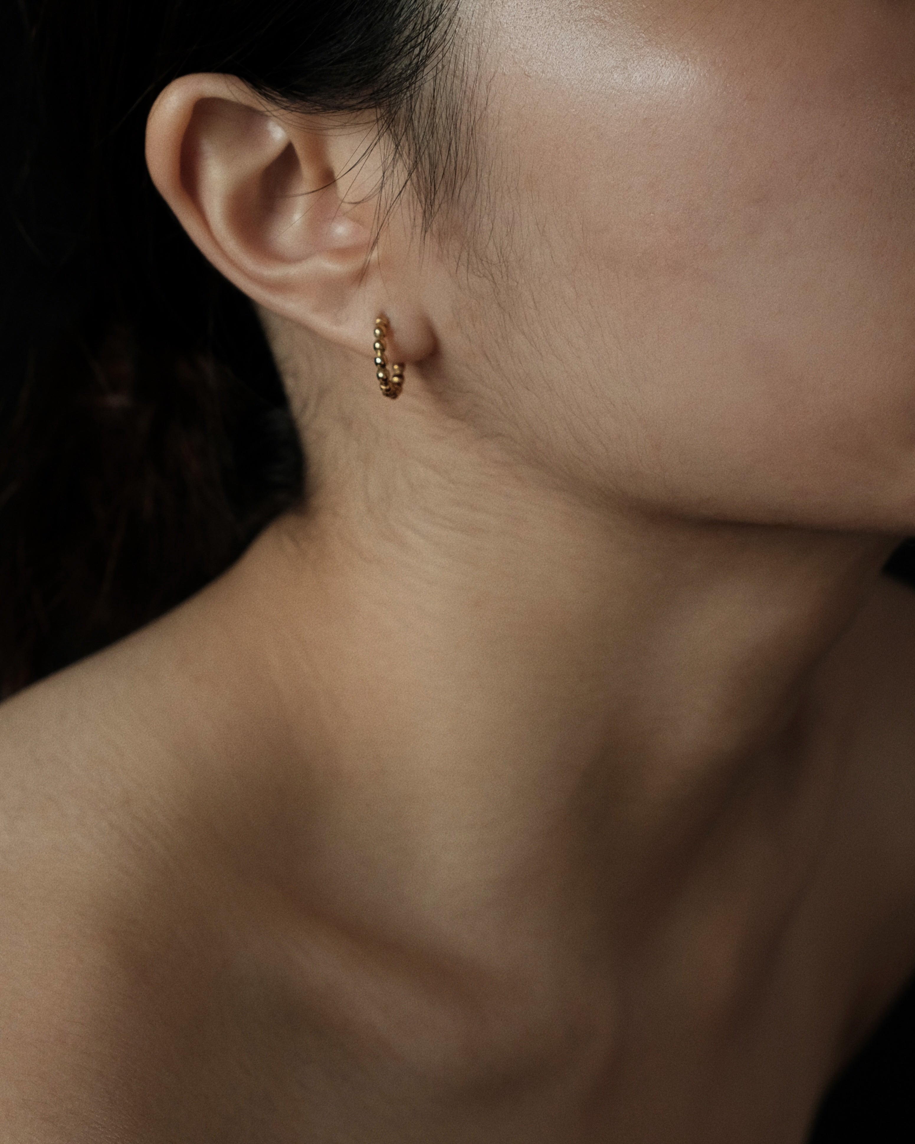 Ottilie Beaded Hoop Earrings