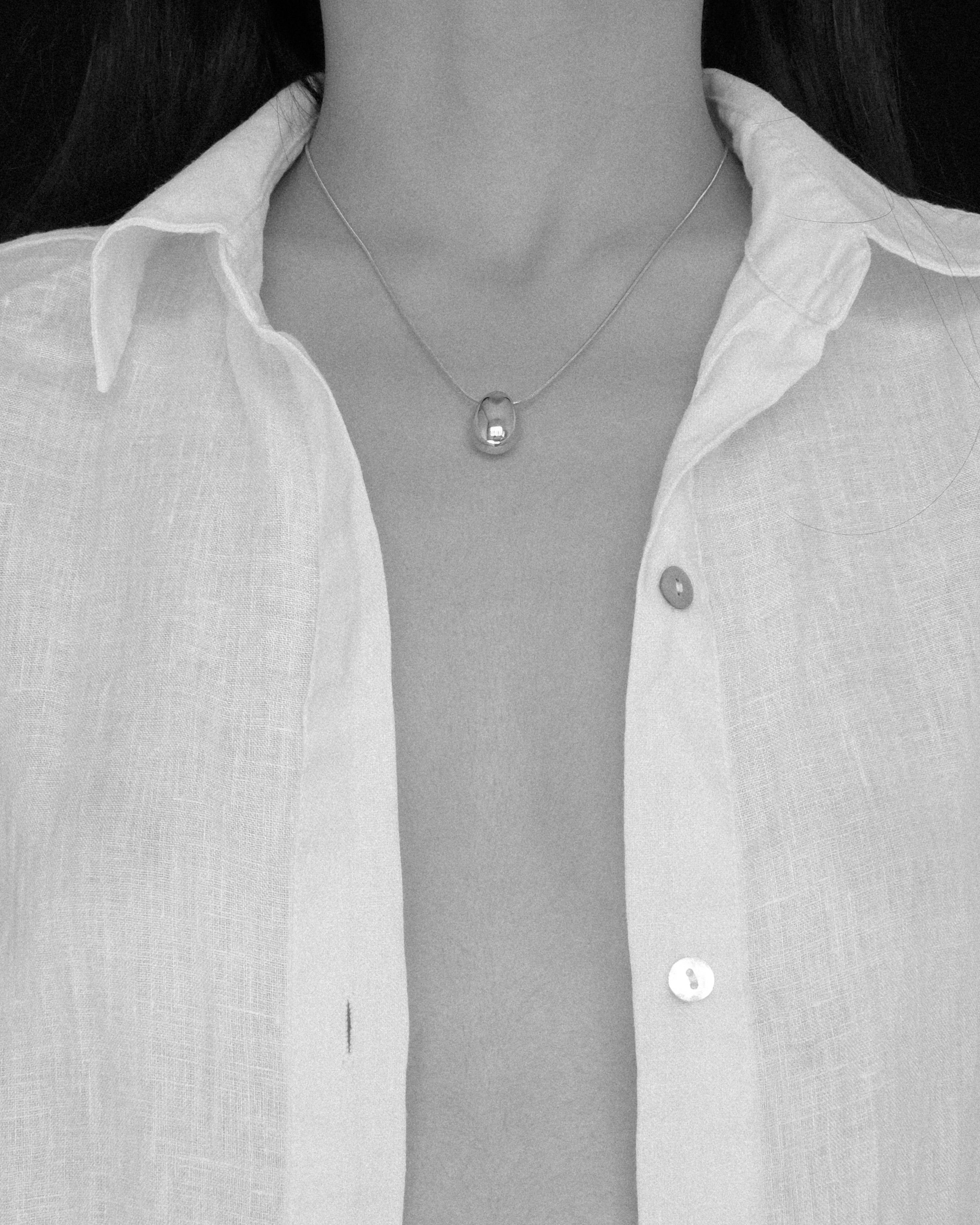 Rae Dome Egg Necklace