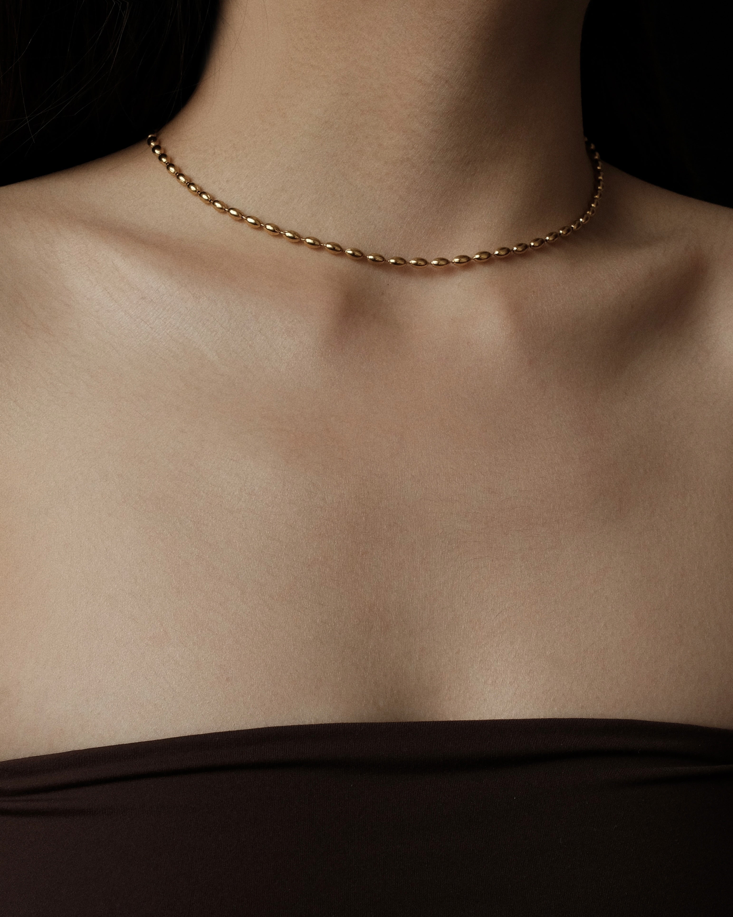 Lottie Beaded Choker Necklace