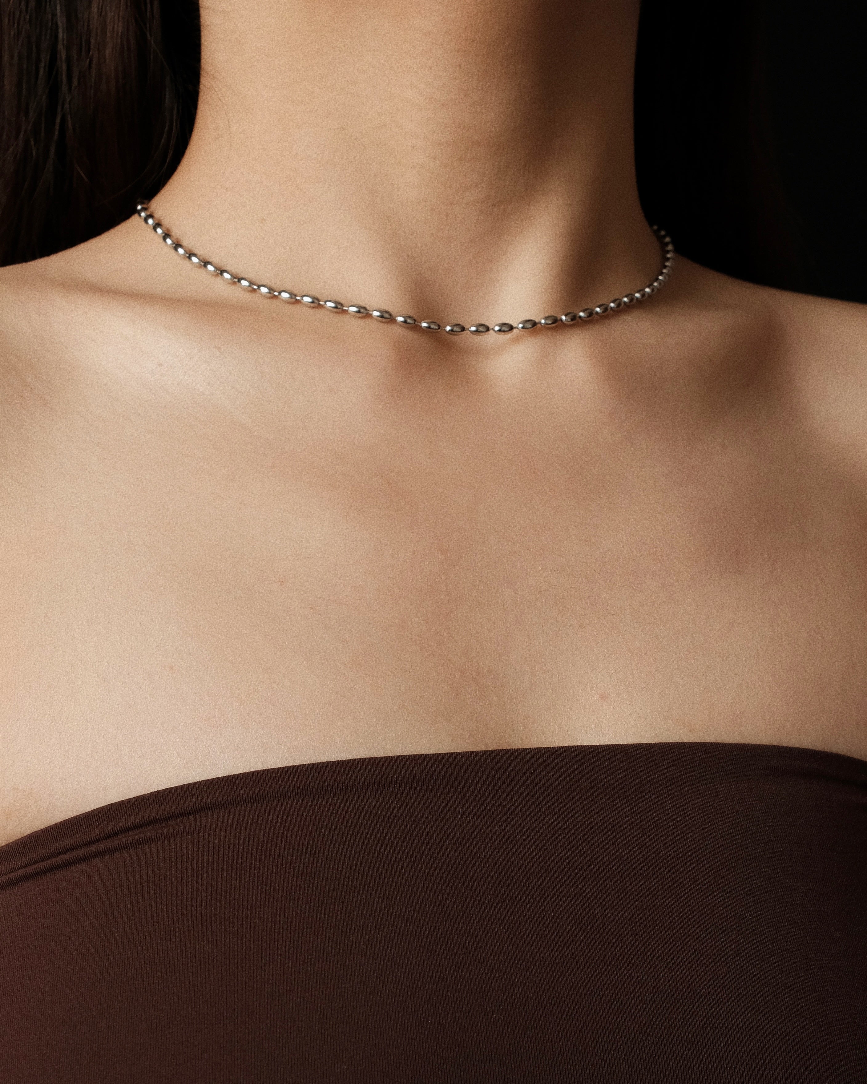 Lottie Beaded Choker Necklace