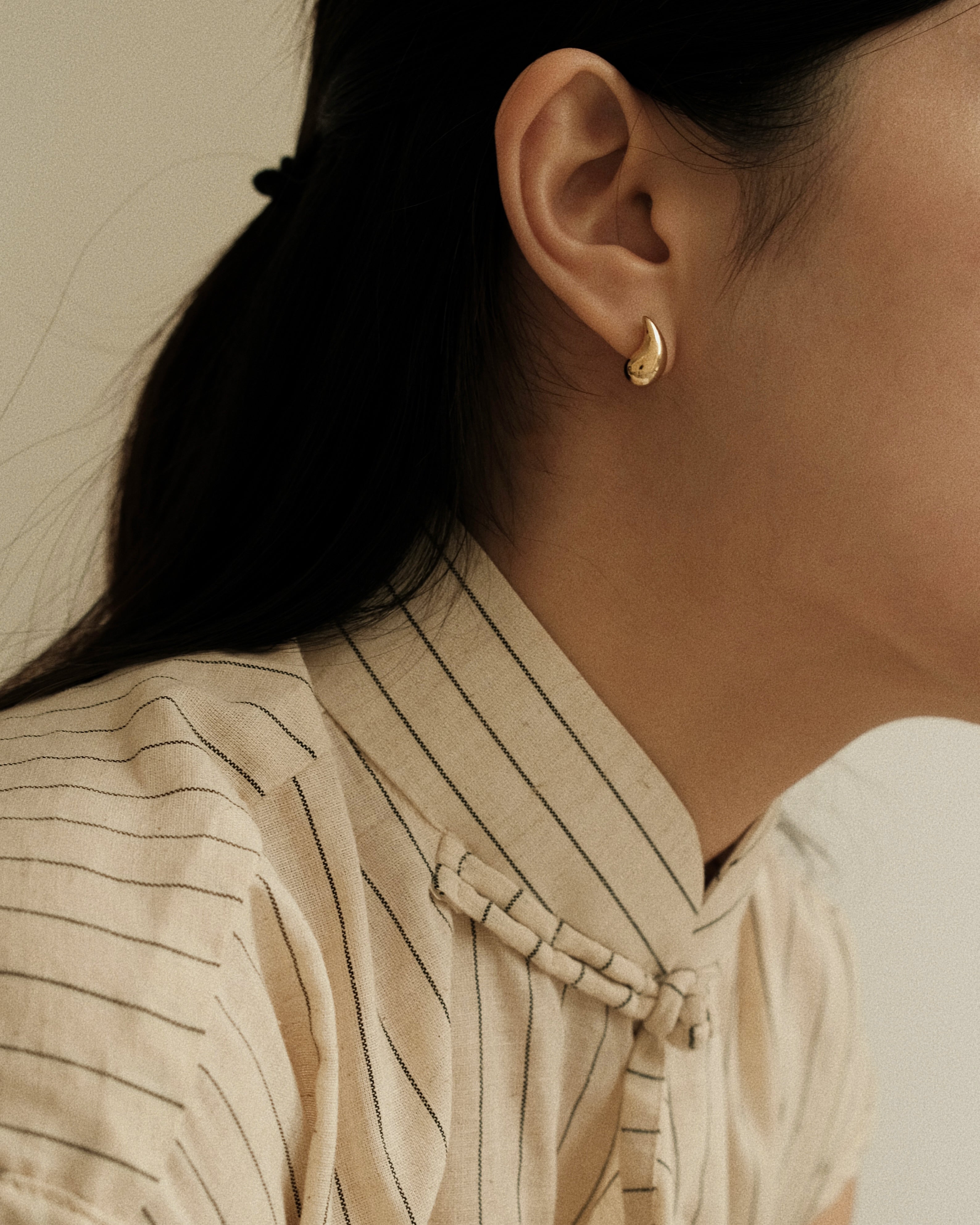 Briar Bottega Dupe Medium Stud Earrings