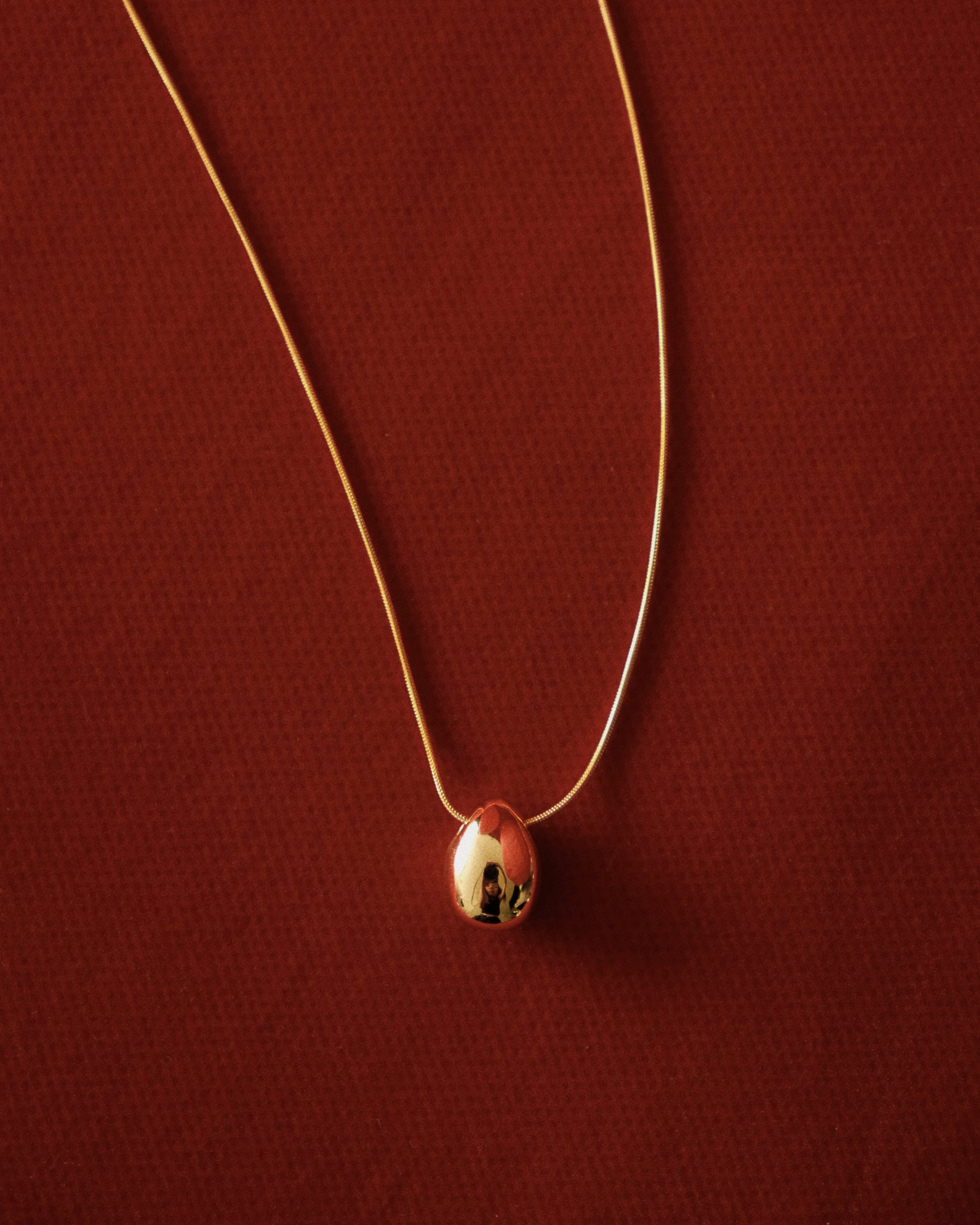 Rae Dome Egg Necklace