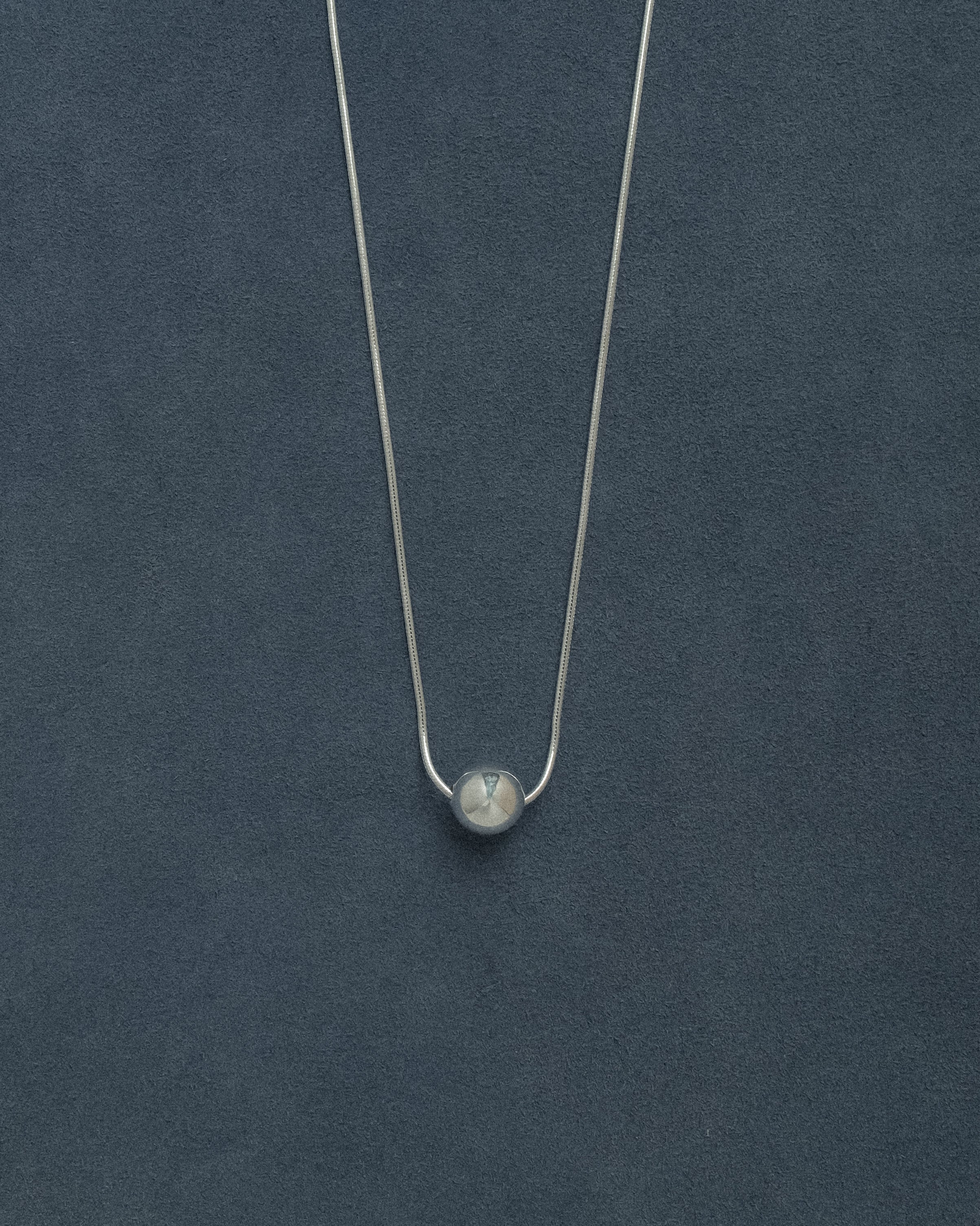 Grande Sphere Snake Chain Necklace