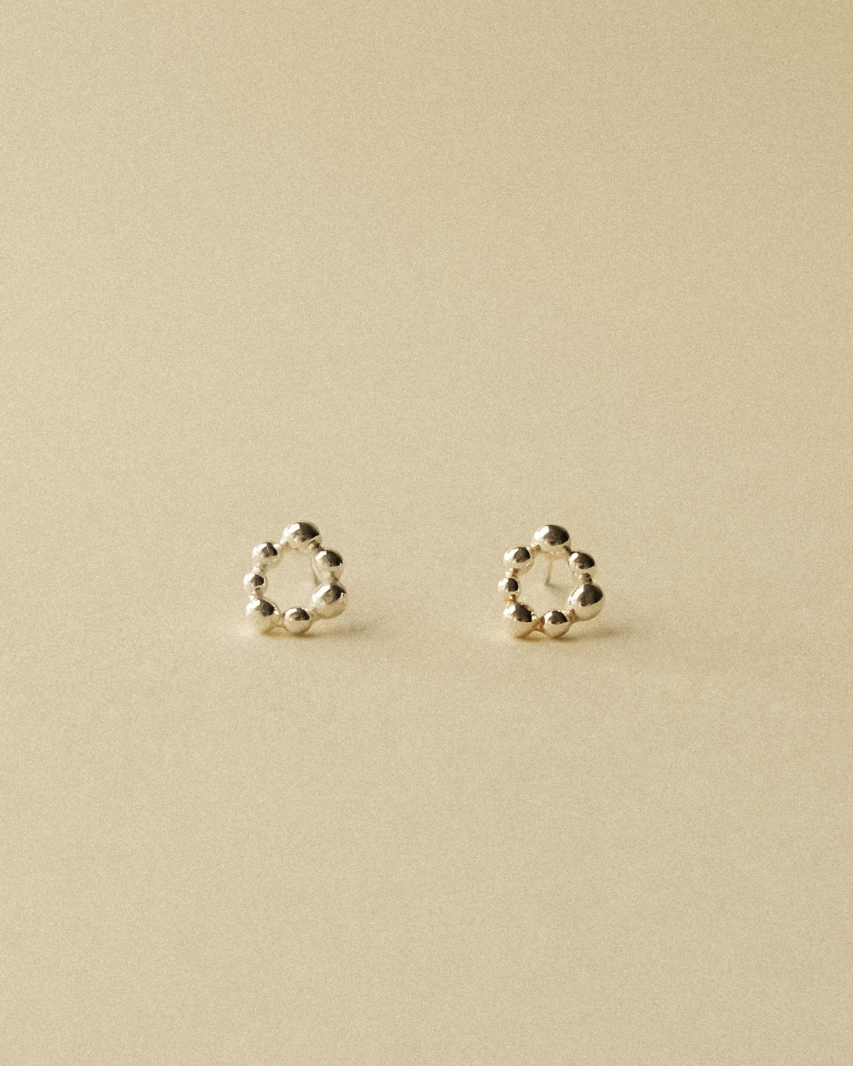 Boito Tiny Irregular Wreath Stud Earrings