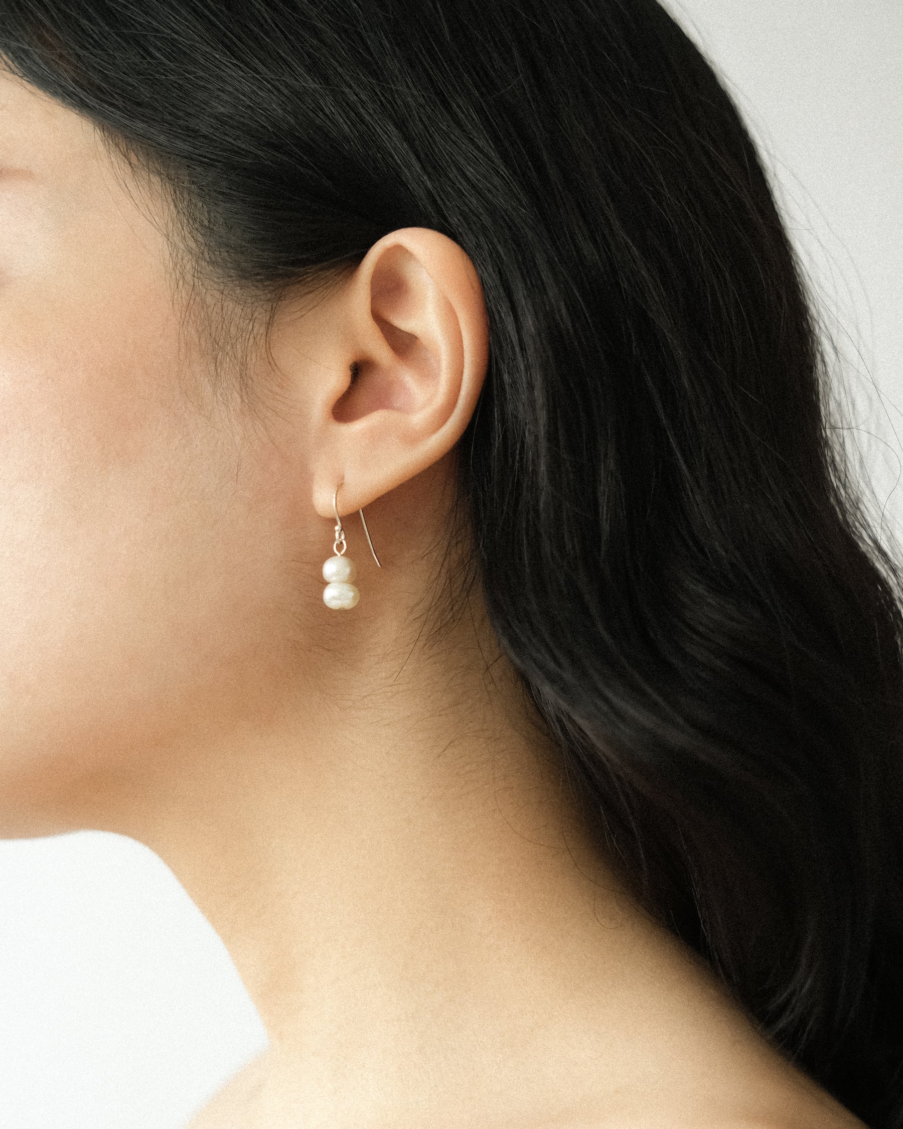 Phos Fresh Water Pearl Dangle Earrings