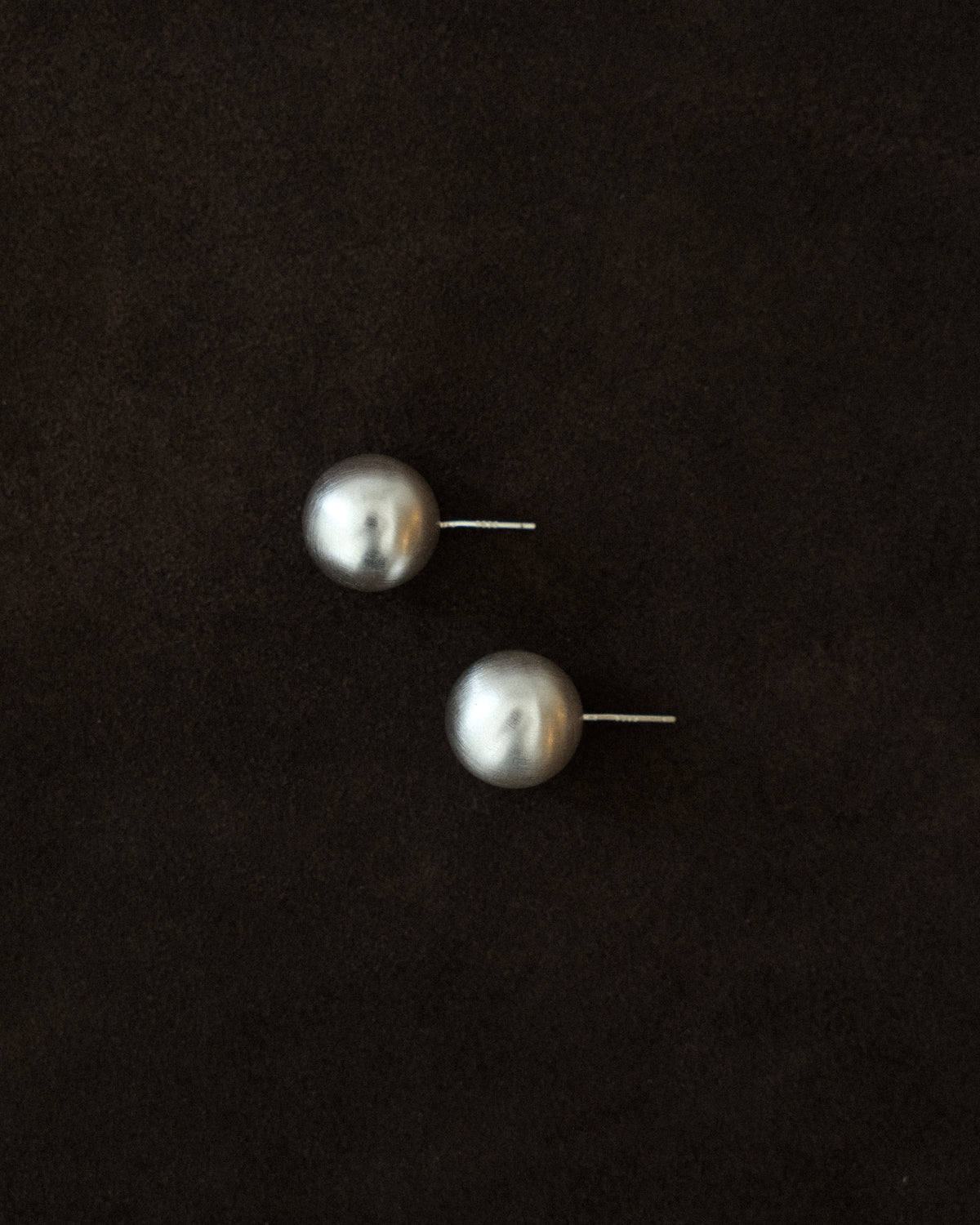 Chiara Satin Pea Stud Earrings