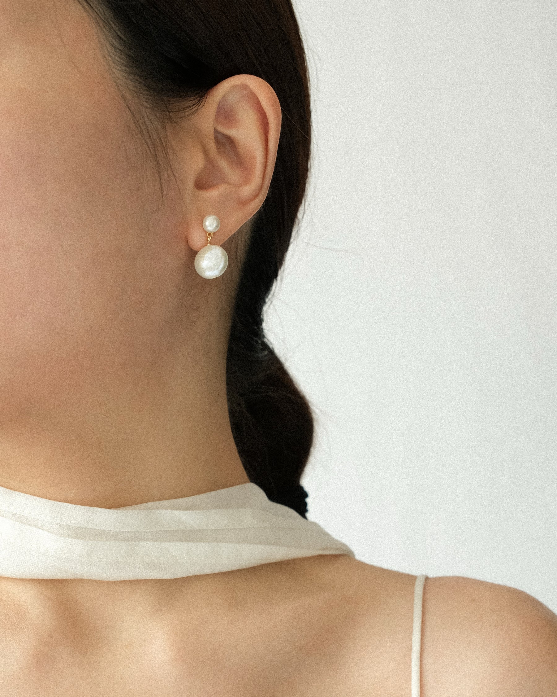 Iora Fresh Water Pearl Dangle Stud Earrings