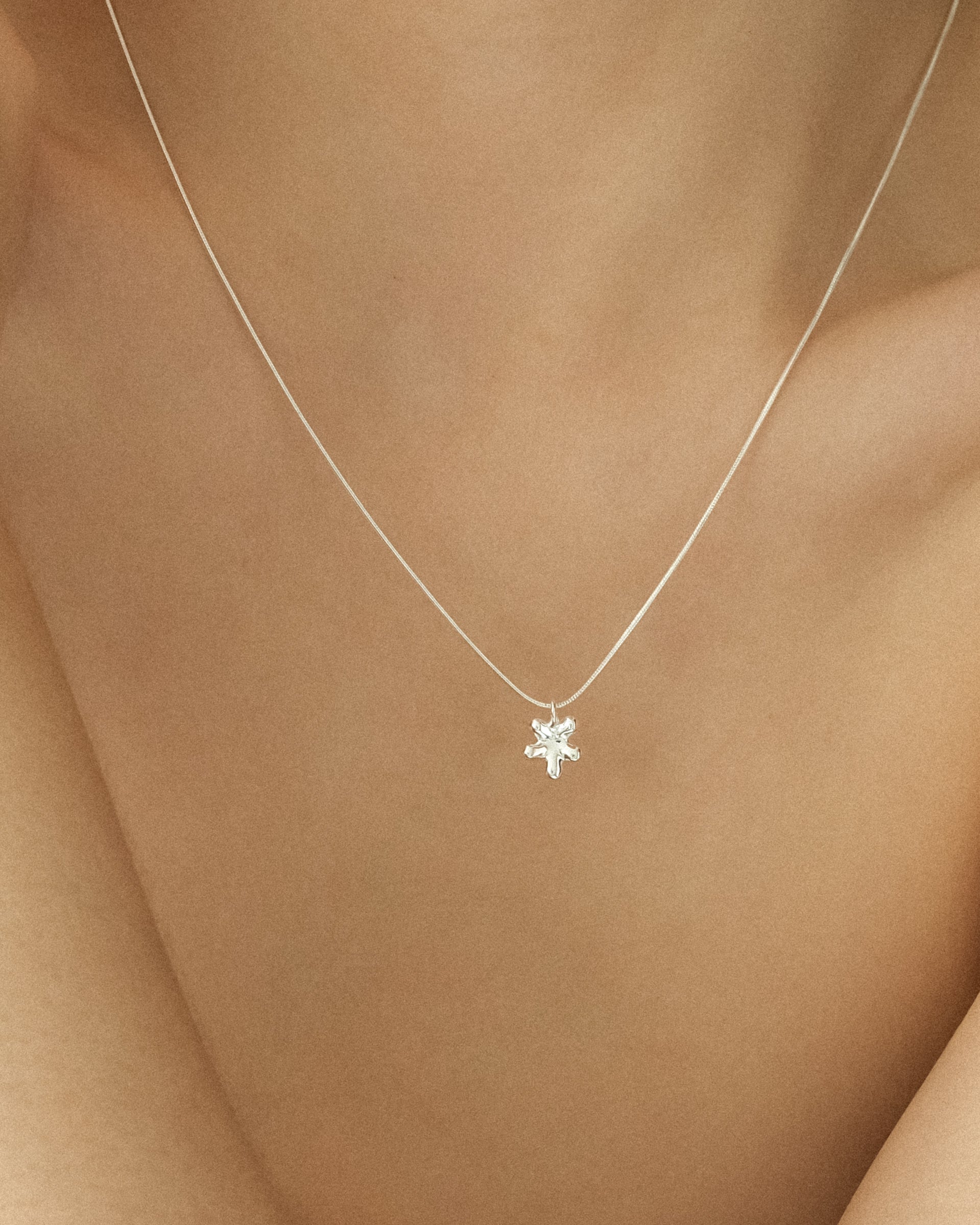 Gioia Non-edible Flower Pendant Necklace