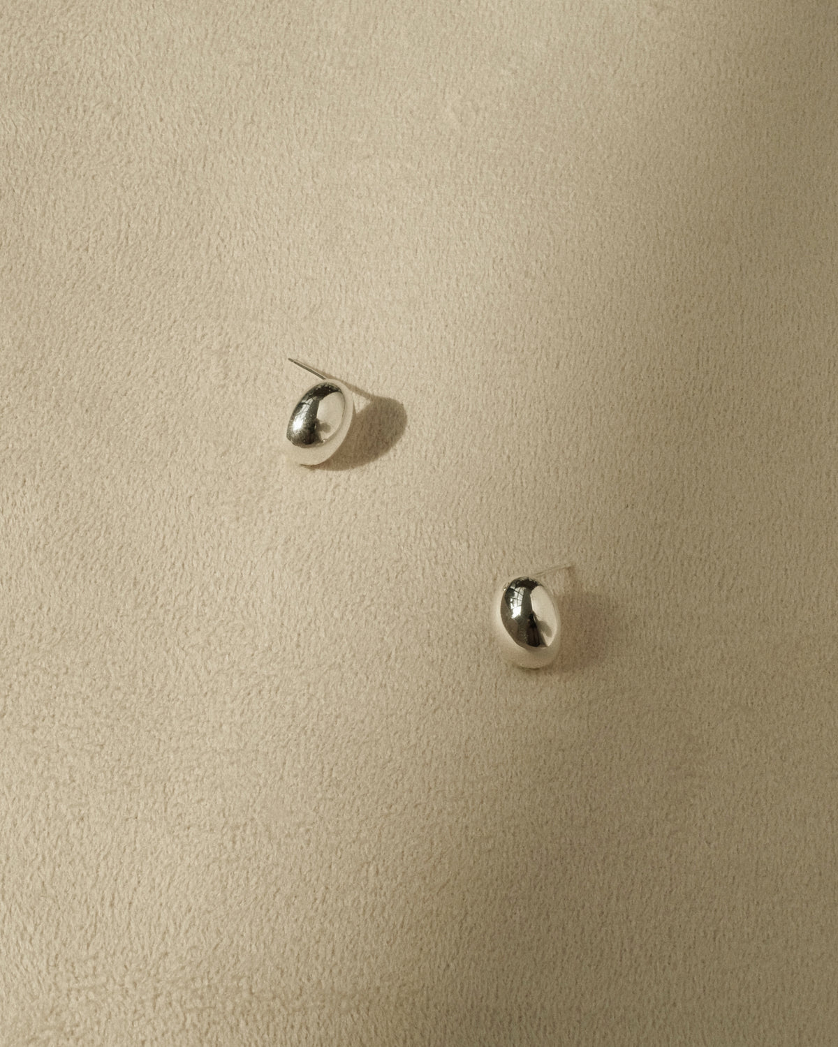 Laila Dome Egg Stud Earrings
