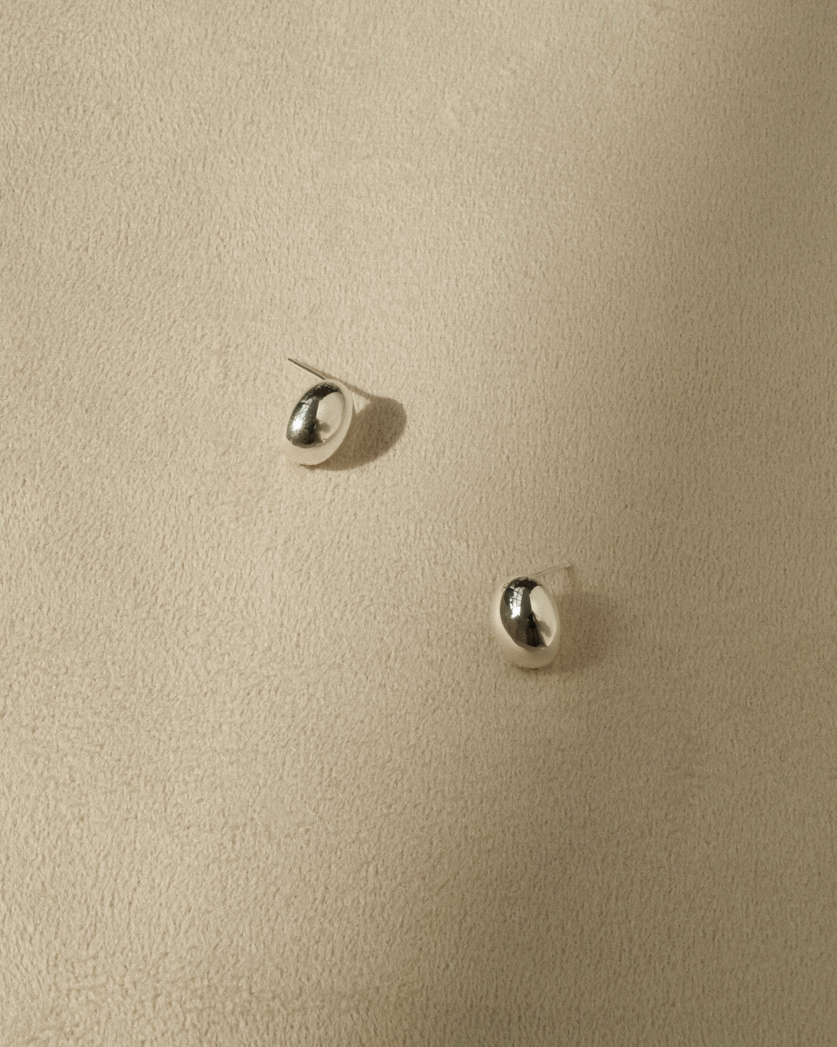 Laila Dome Egg Stud Earrings