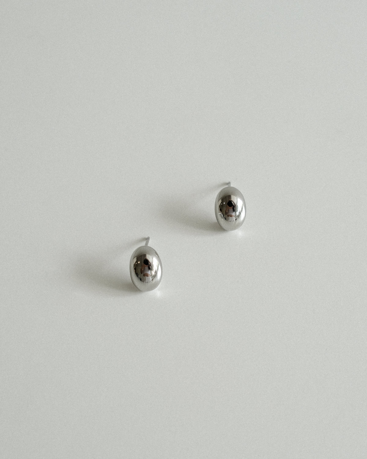 Heloisa Dome Egg Stud Earrings