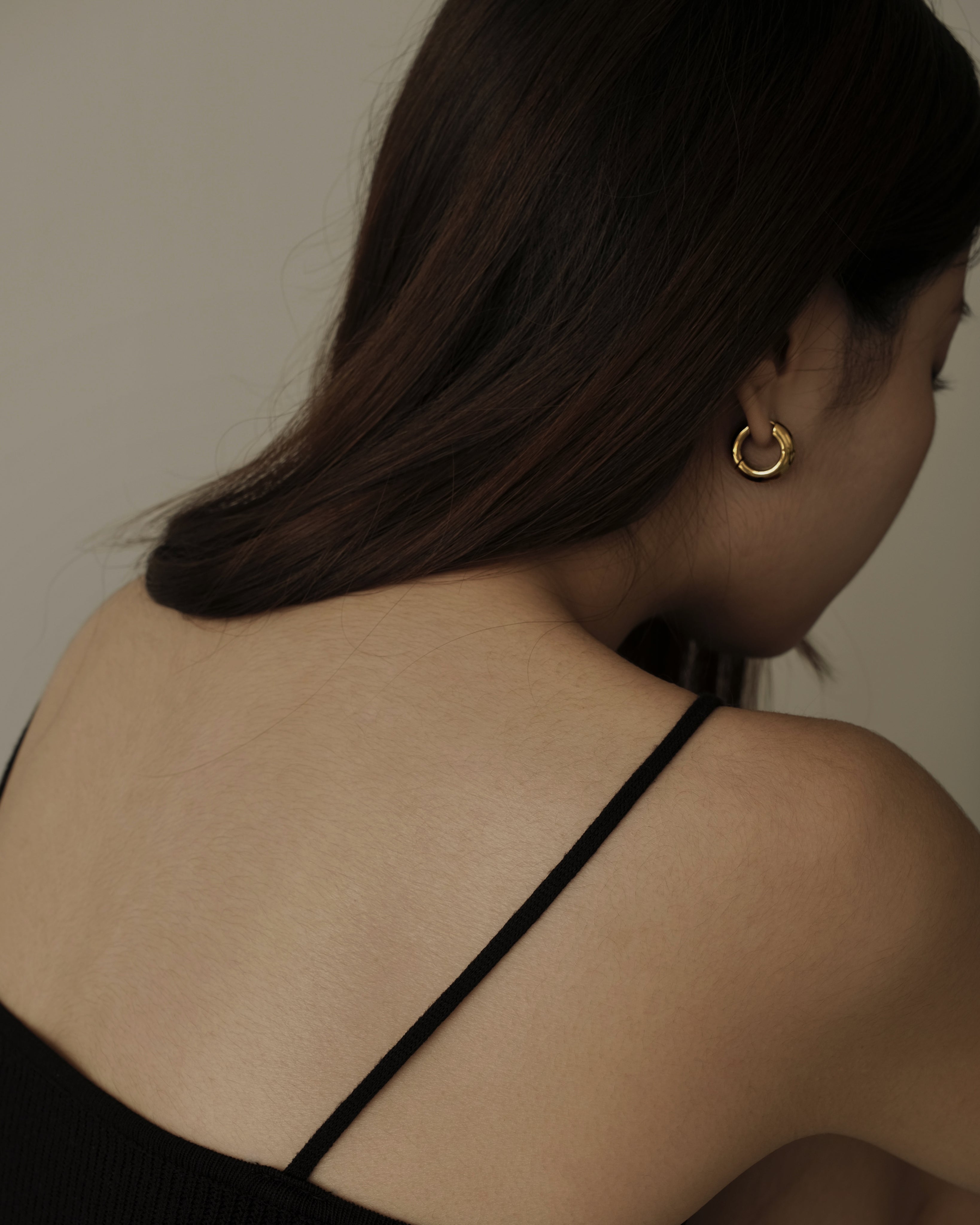 Bold Huggie Hoop Earrings