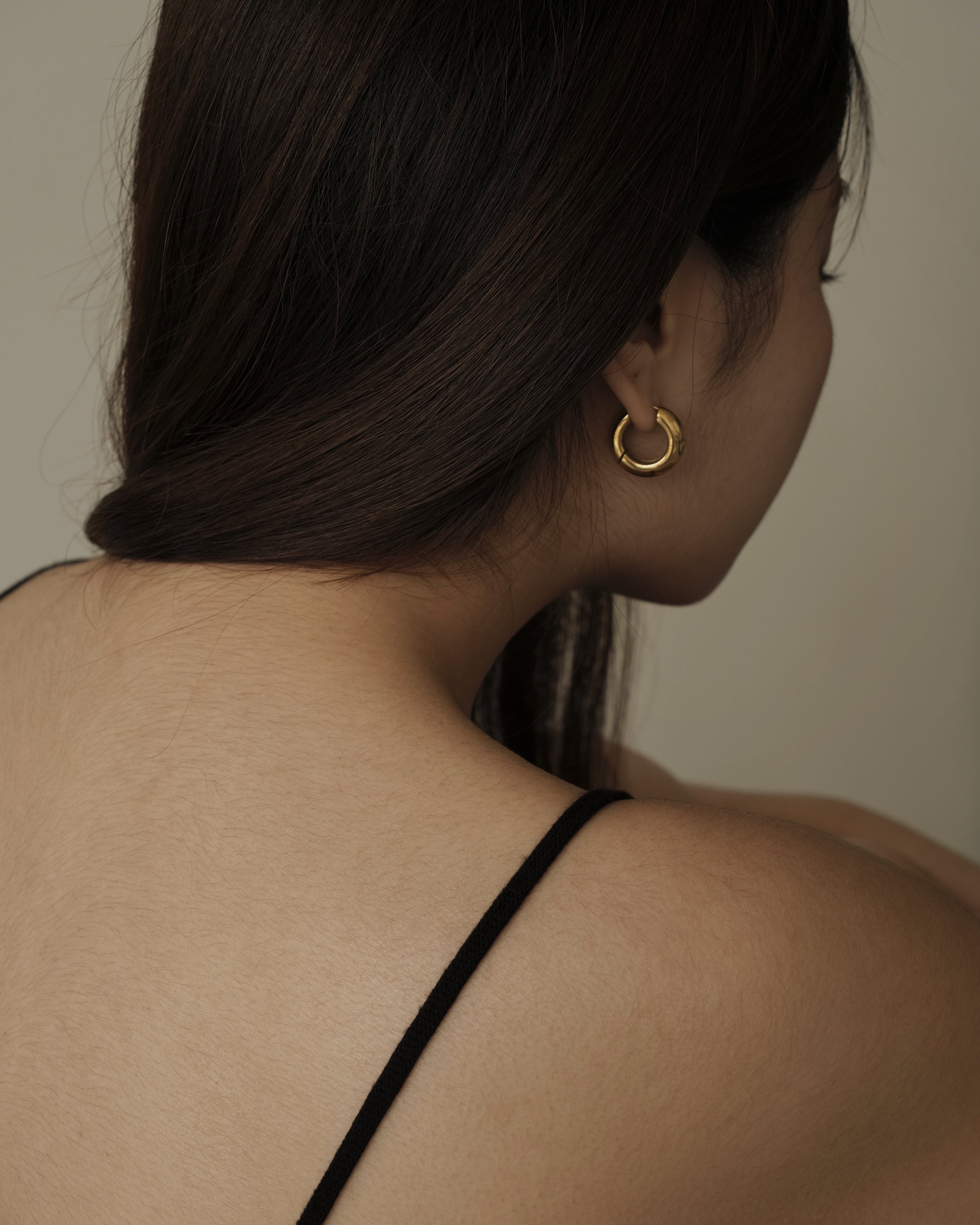 Bold Huggie Hoop Earrings