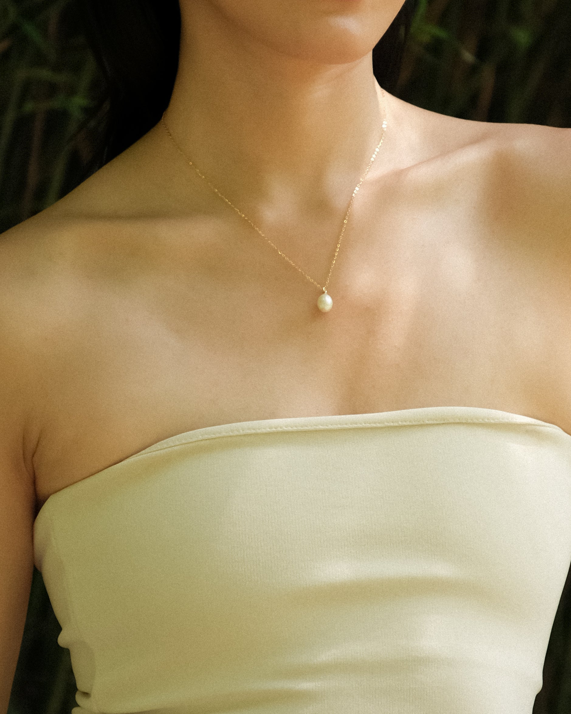 Rohe Single Pearl Pendant Necklace
