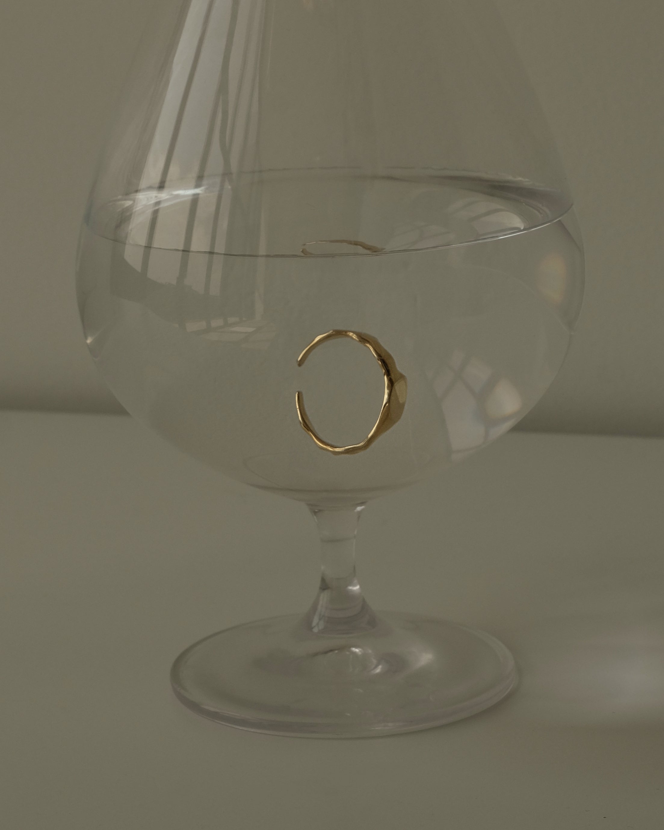 Dara Curved Signet Open Ring