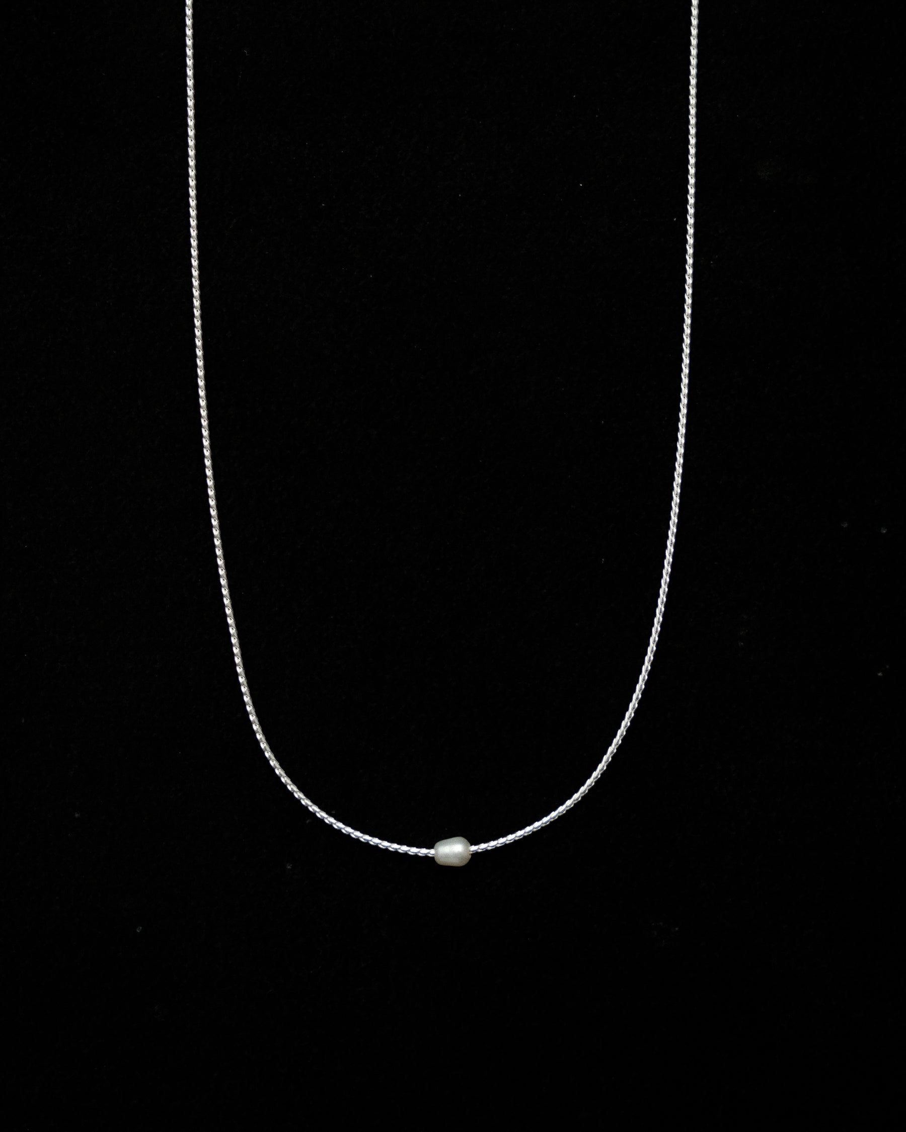 Tyla Tiny Pearl Pendant Necklace