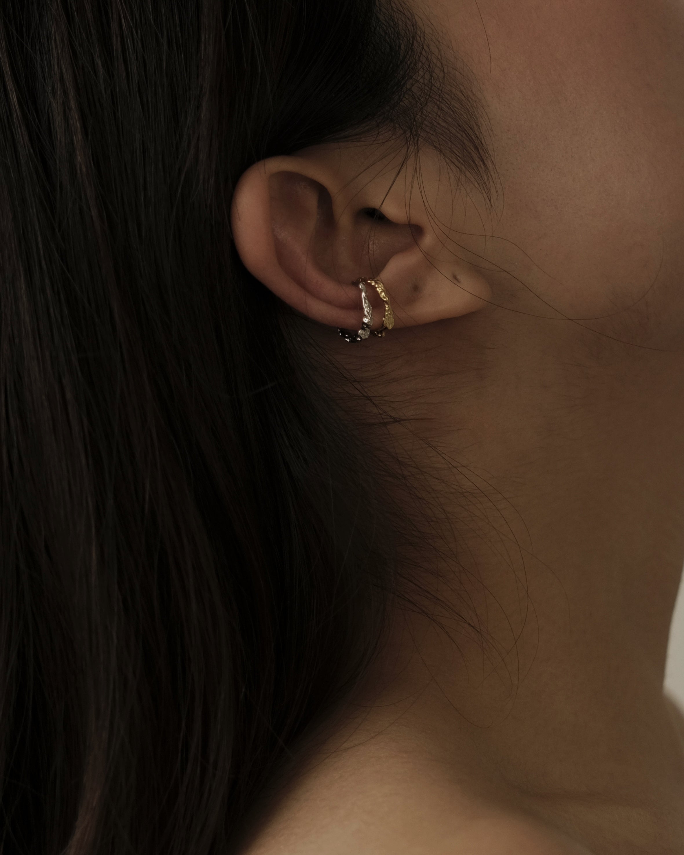 Ide Petite Hammered Ear Cuff