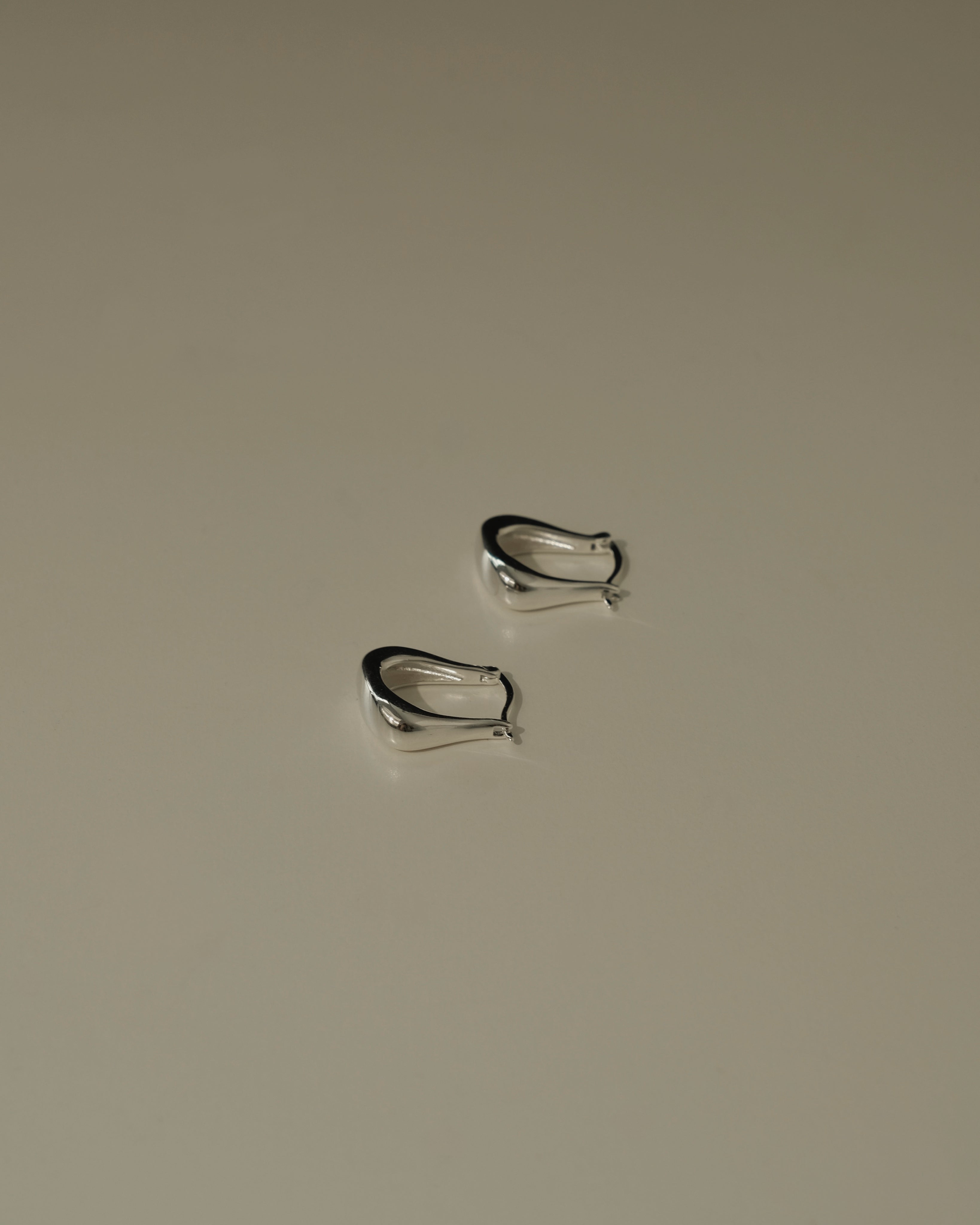 Fae Mini Puffed Hoop Earrings