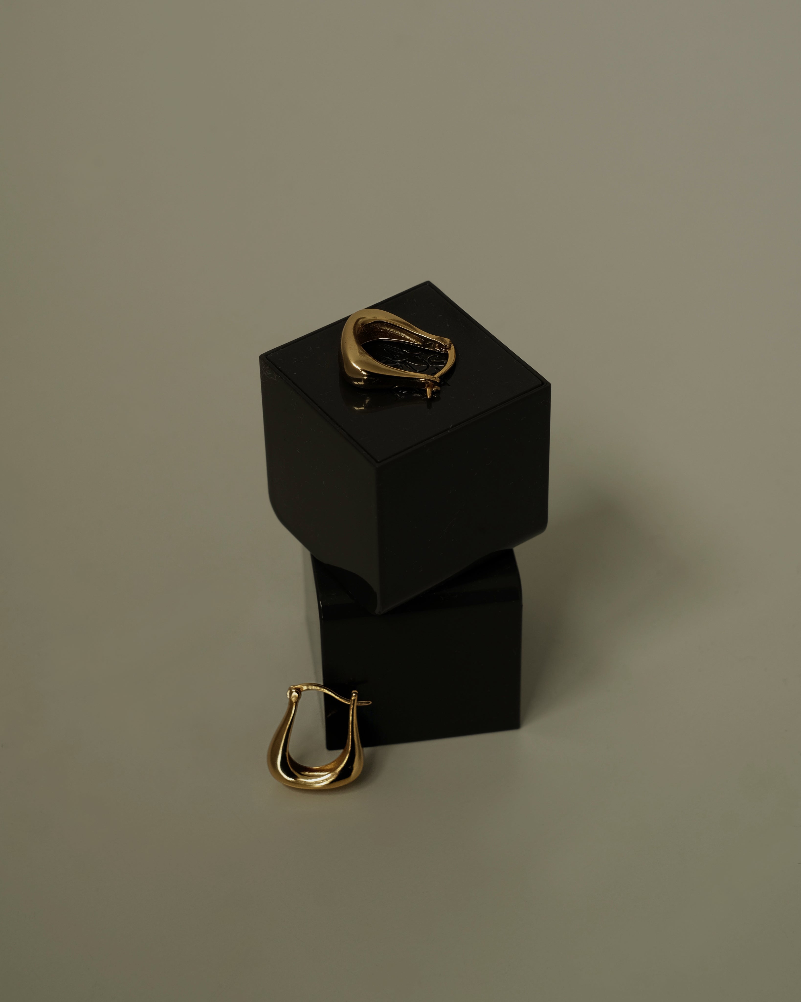 Fae Mini Puffed Hoop Earrings