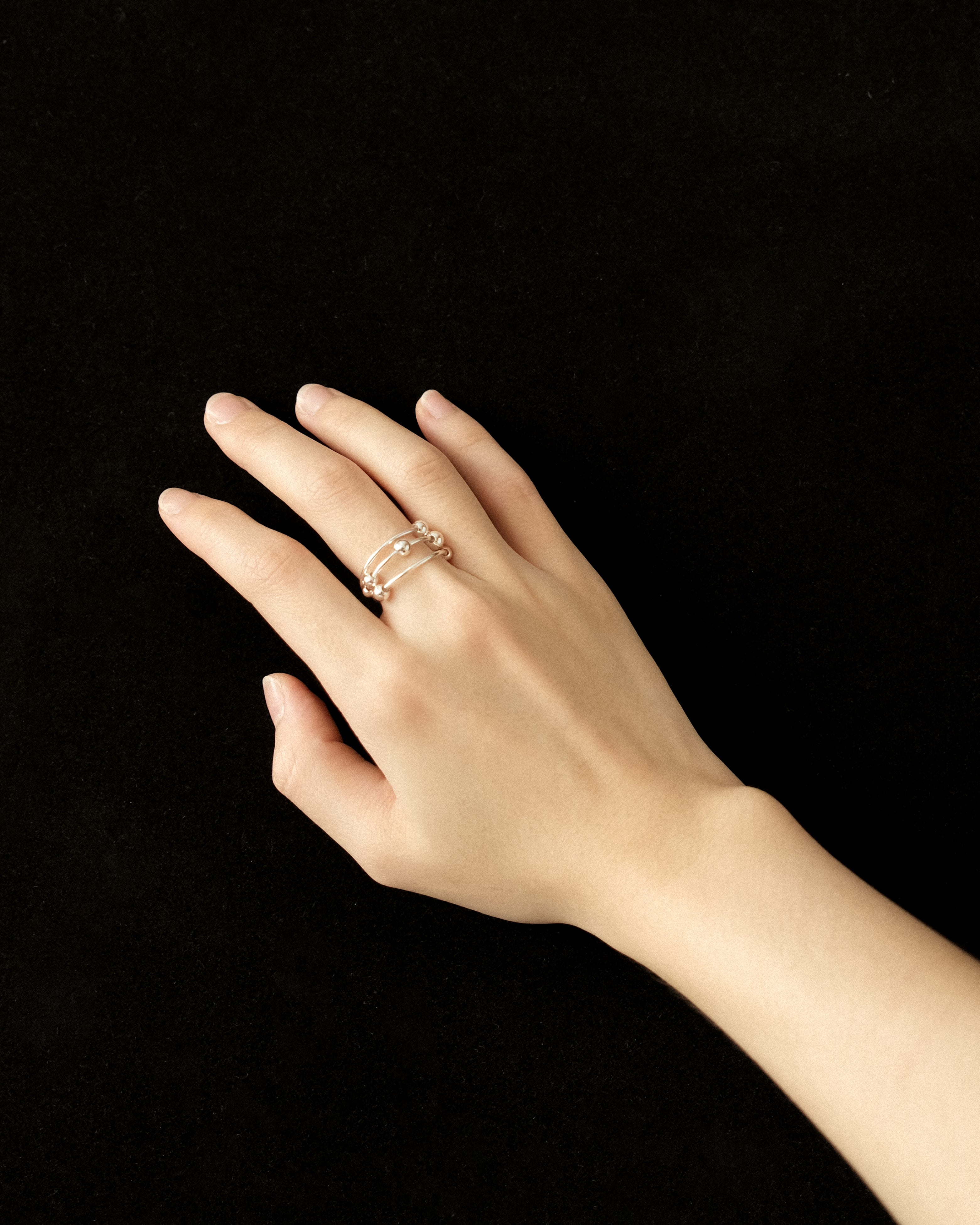 Odalis Trio Flowing Note Ring