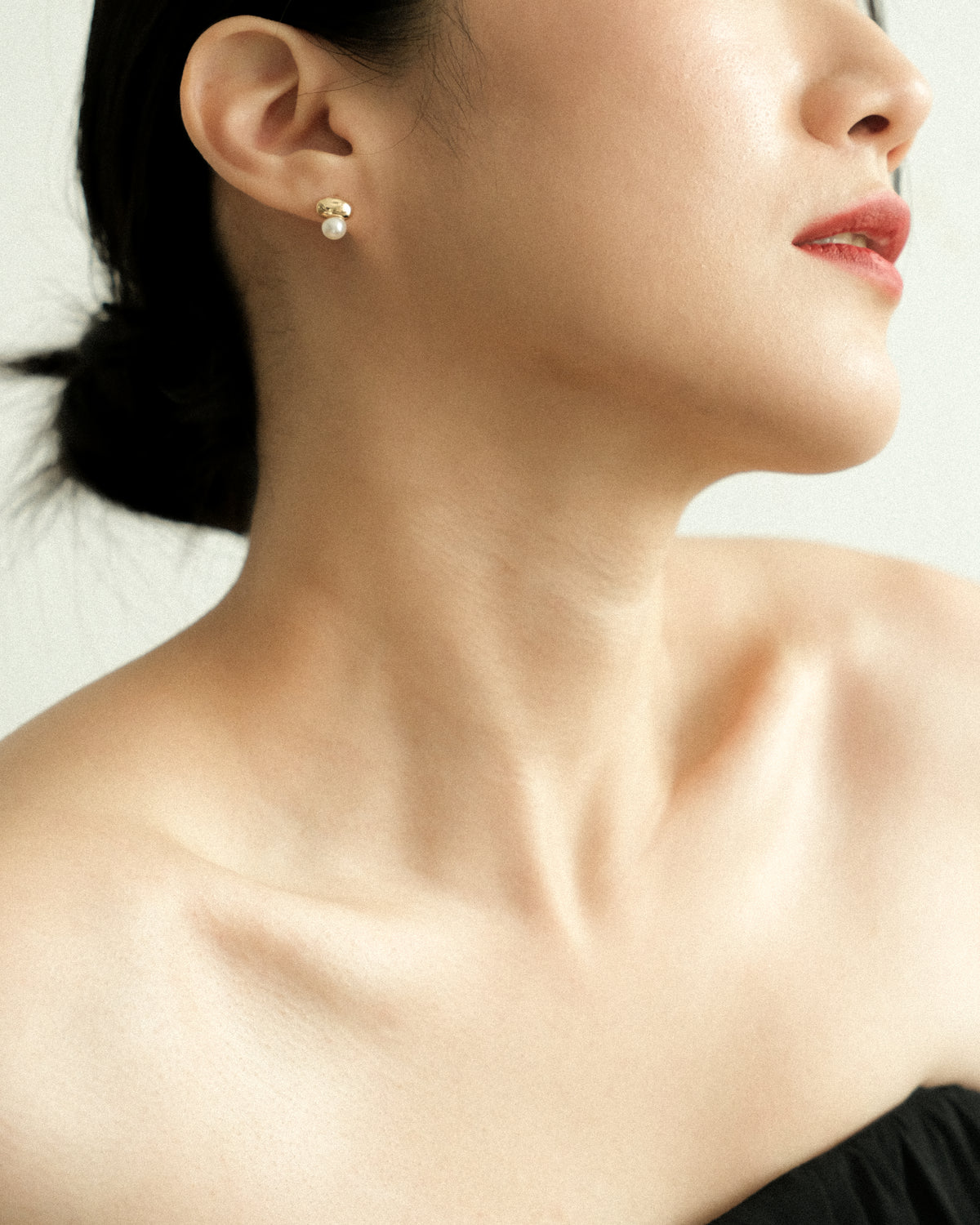 Tiny Toia Fresh Water Pearl Stud Earrings