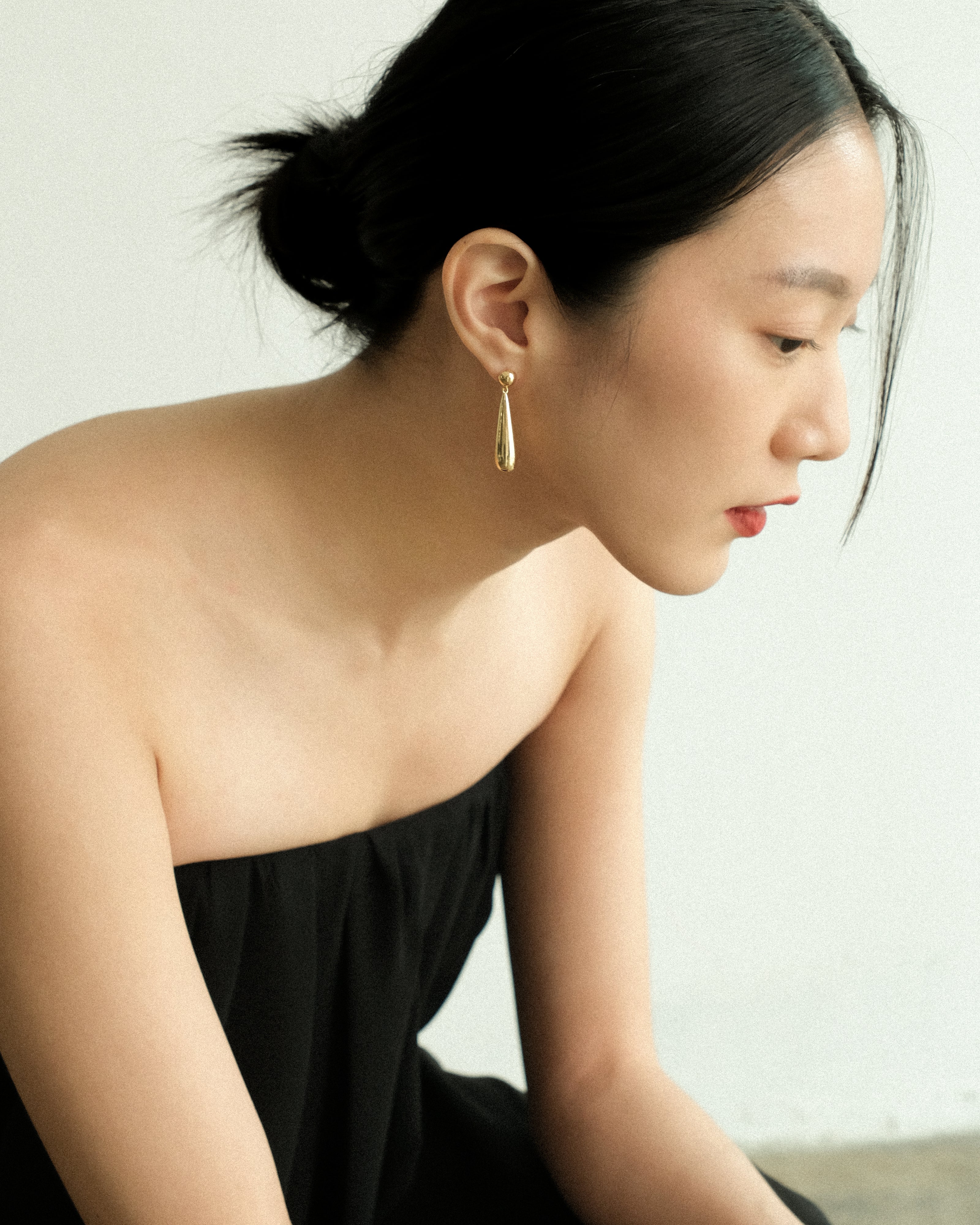 Petite Alda Drop Dangle Stud Earrings