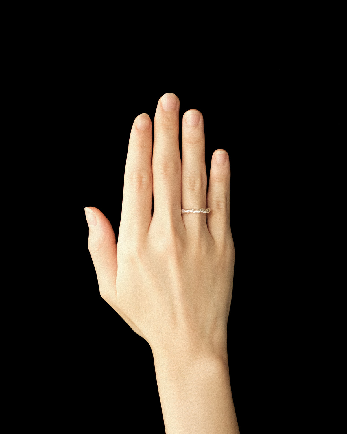 Pli Croissant Band Ring