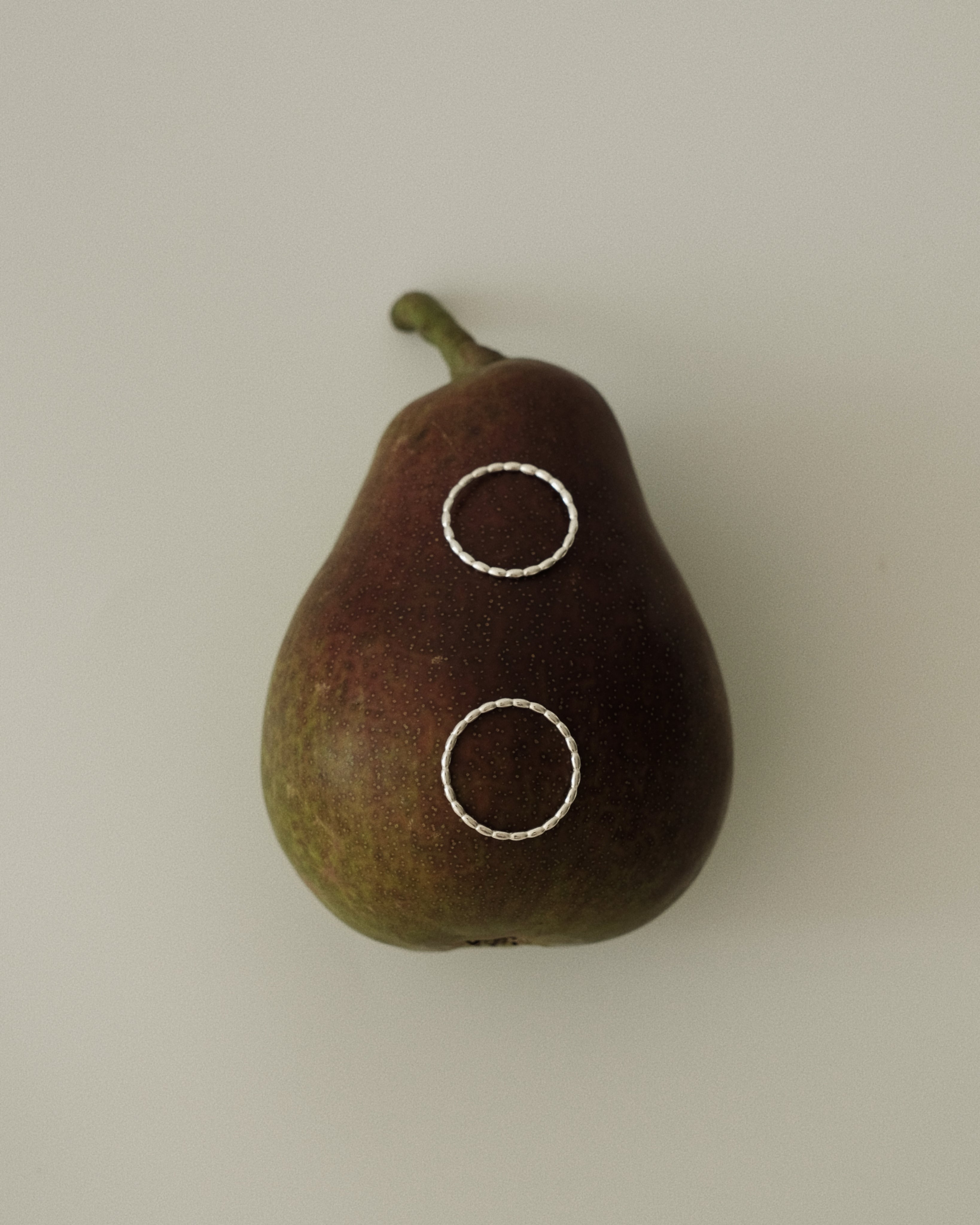 Lyra Beaded Thin Band Ring