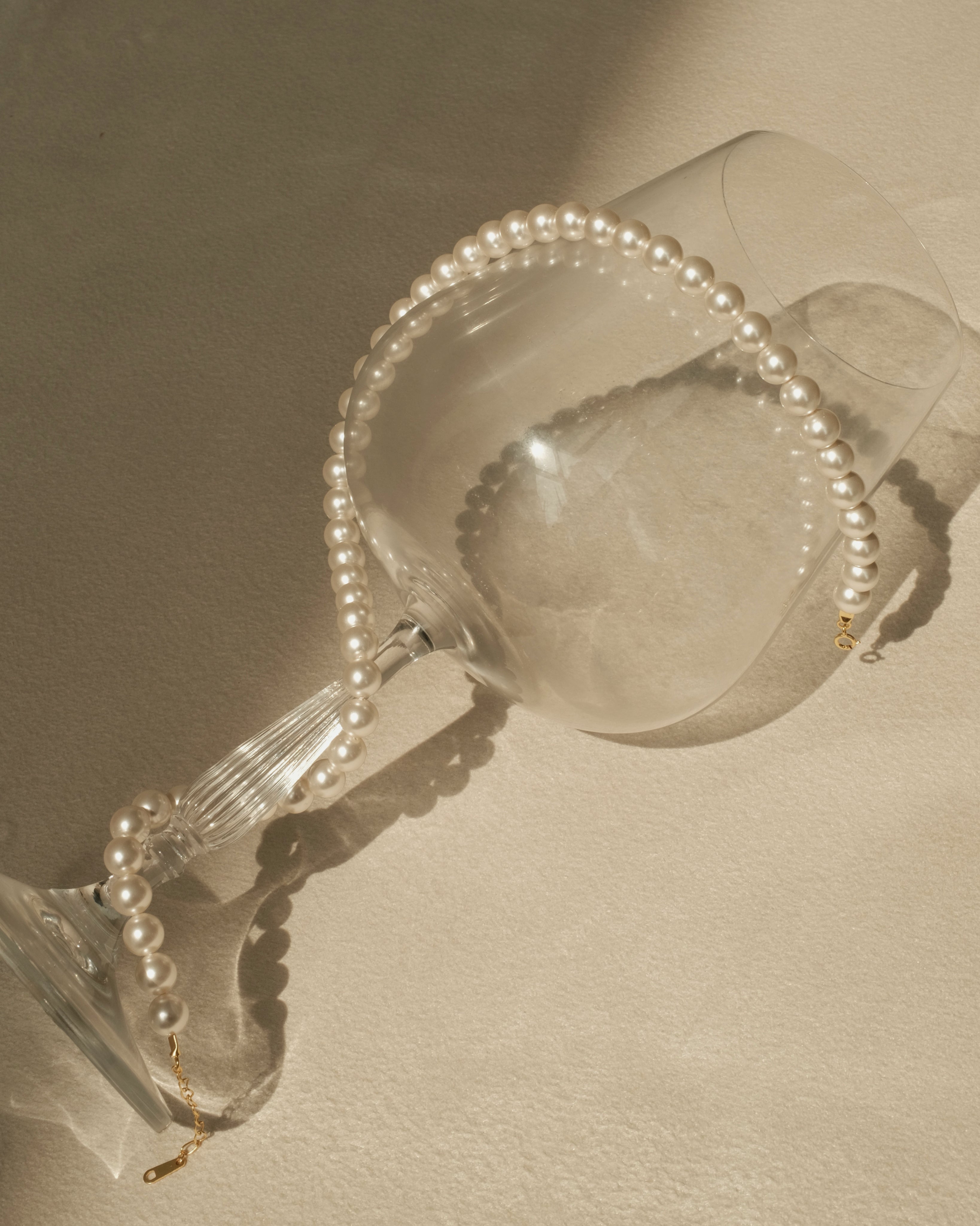 Ayaka Crystal Pearl Necklace