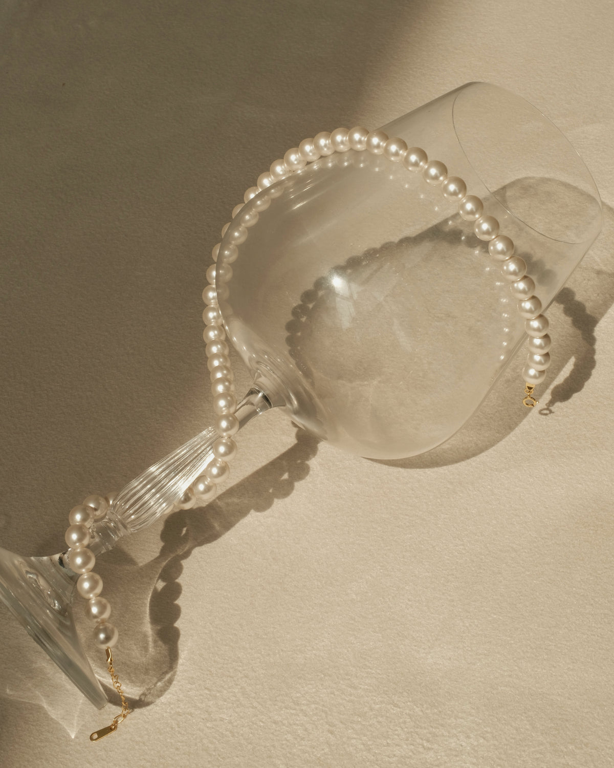 Ayaka Crystal Pearl Necklace