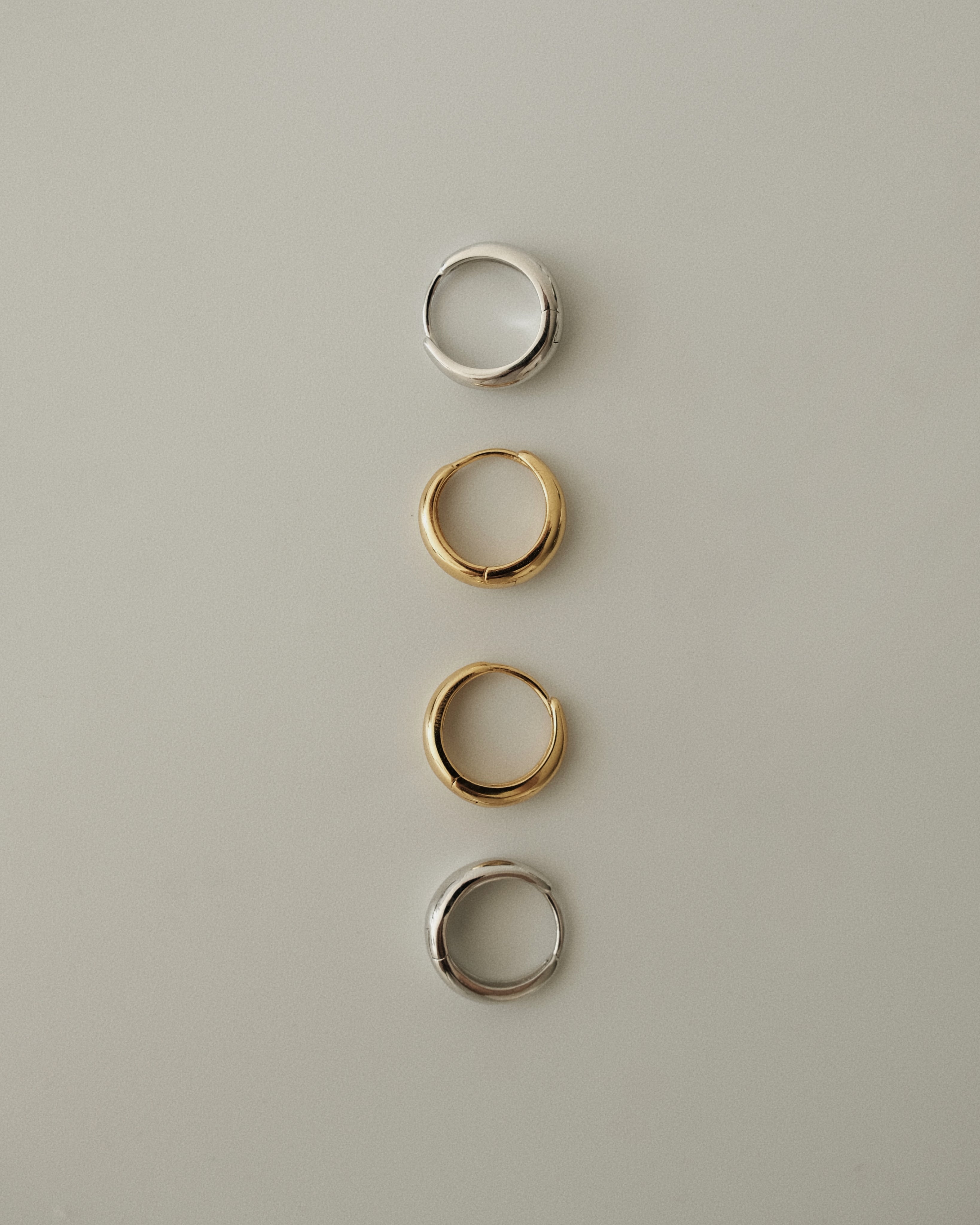 Lacie Dome Hoop Earrings