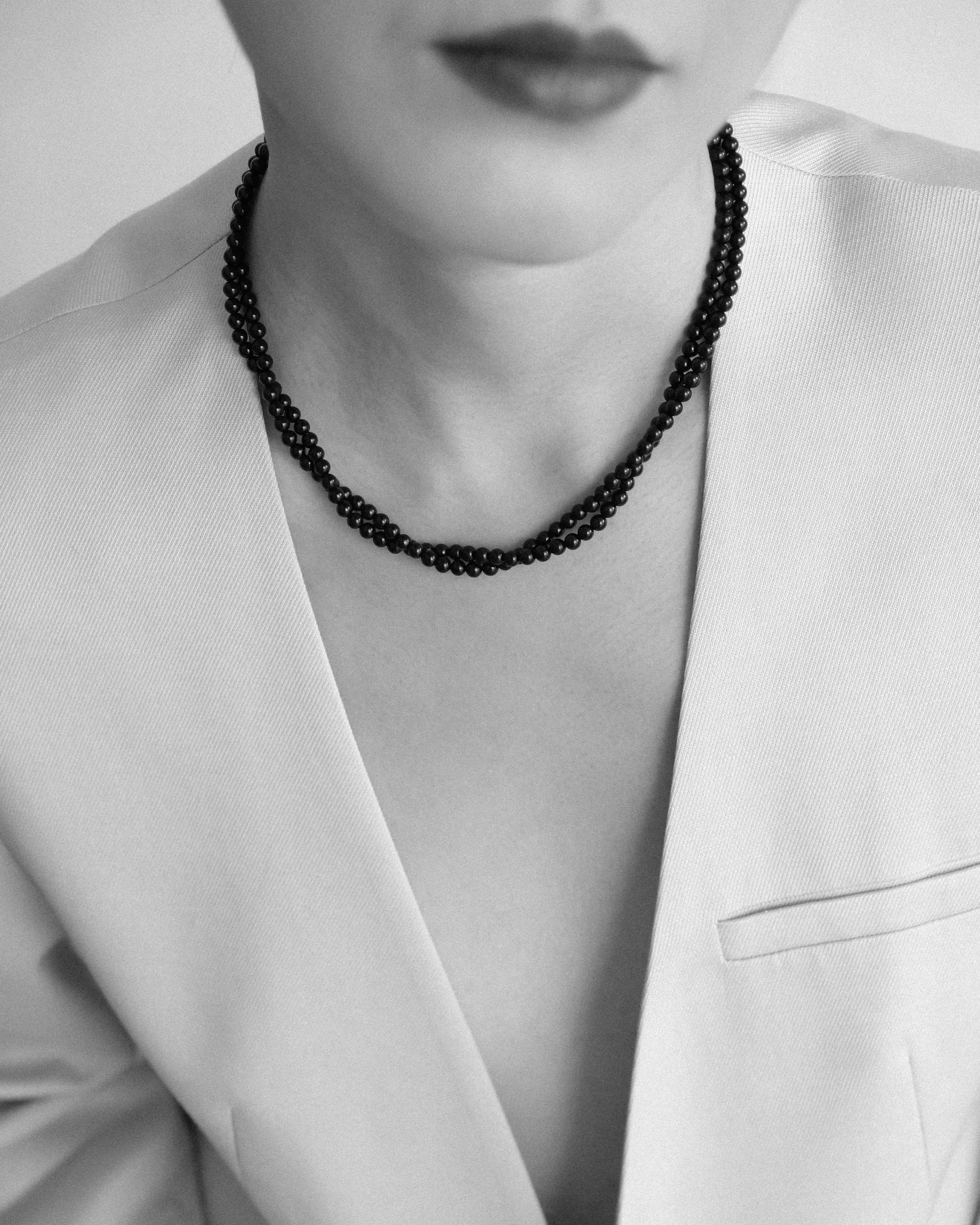 Olaré Onyx Braidable Choker Necklace