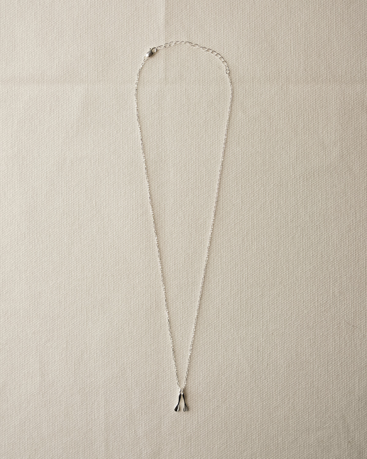 George Tiny Fork and Spoon Pendant Necklace
