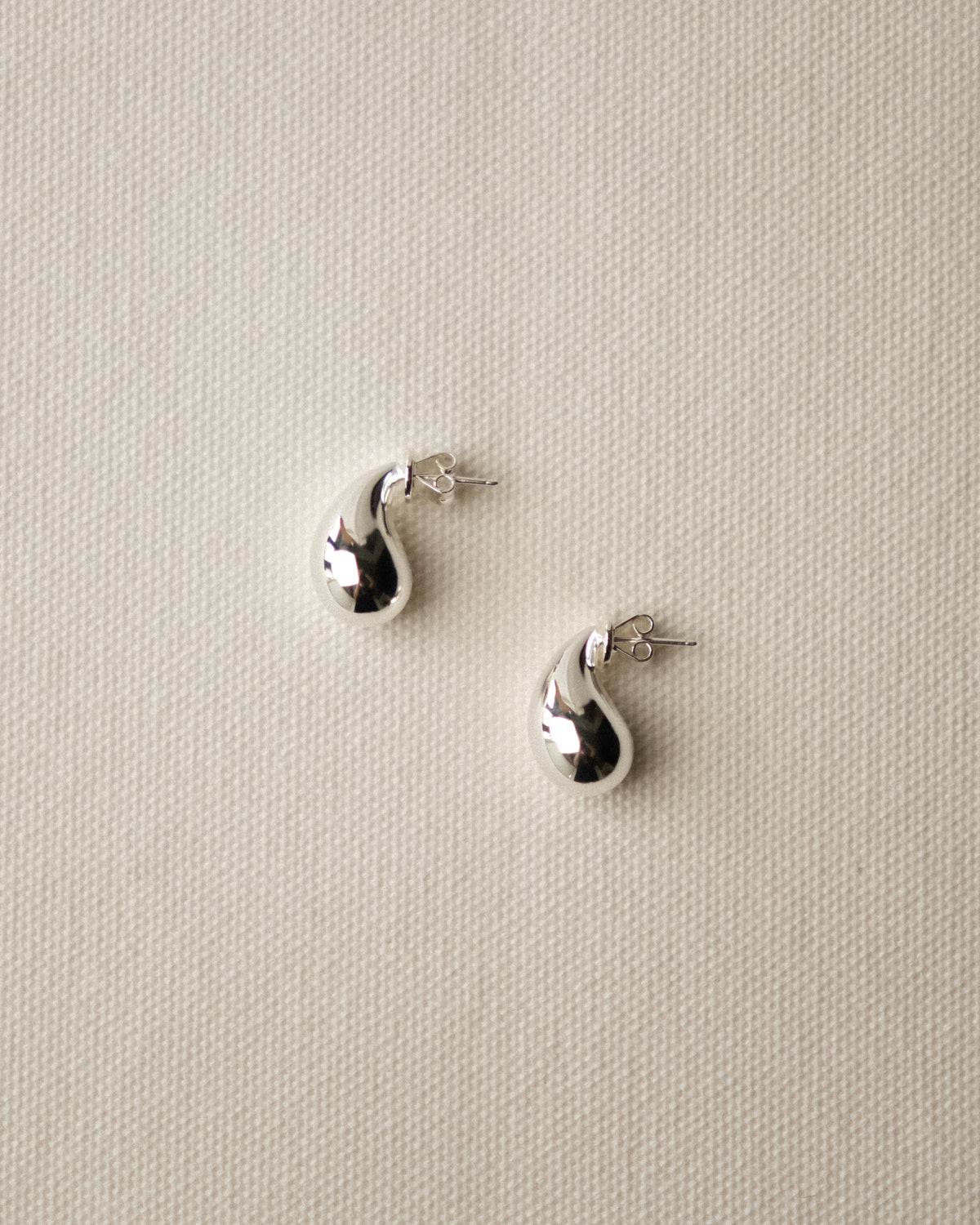 Bold Aoja Sculptural Drop Stud Earrings